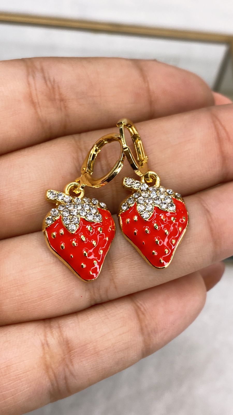 Arete de Chapa de Oro COA2017-1