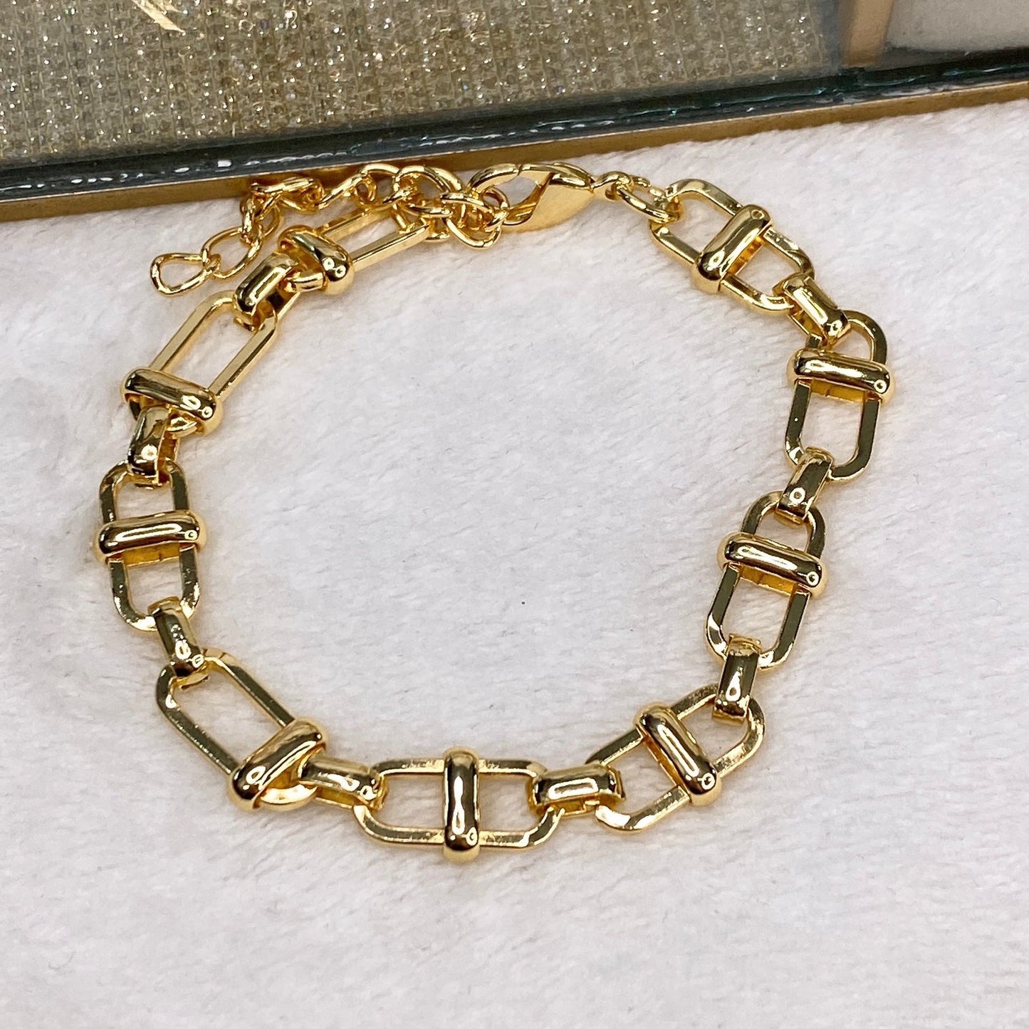 Pulsera de Chapa de Oro COP1579-1