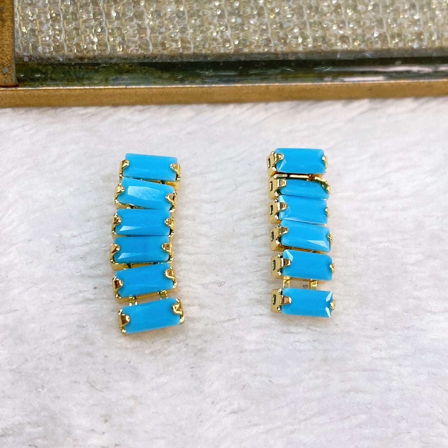 Arete de Chapa de Oro COA2021-2