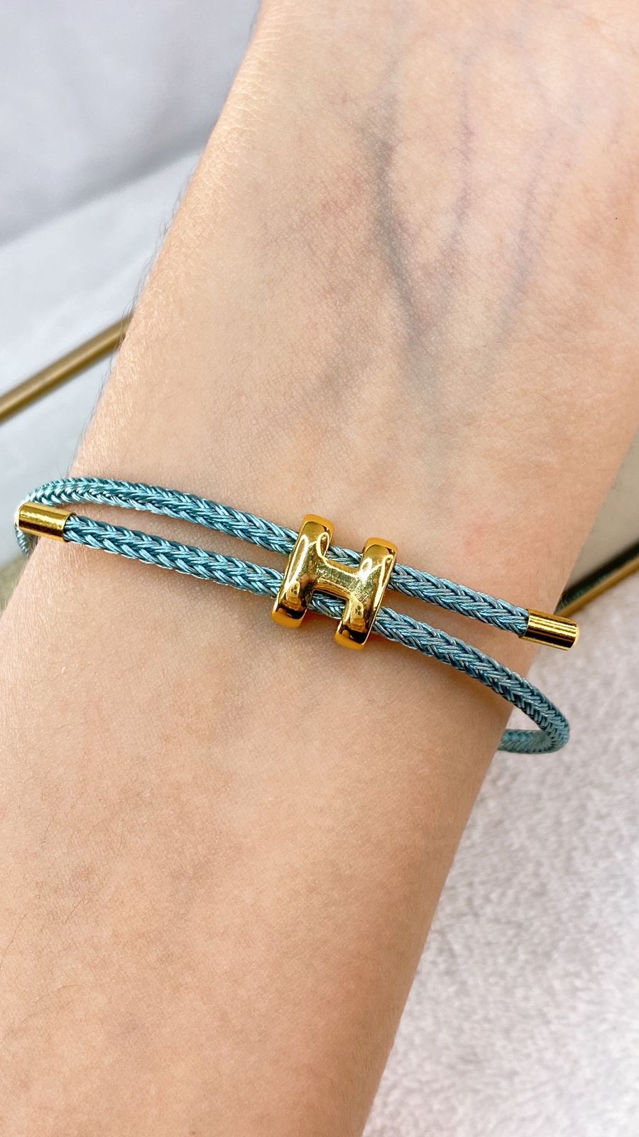 Pulsera de Chapa de Oro COP1596-1