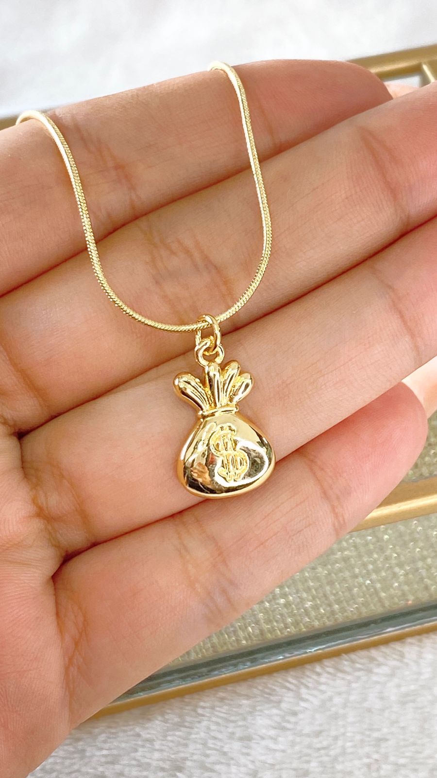 Collar de Chapa de Oro CC2208-1