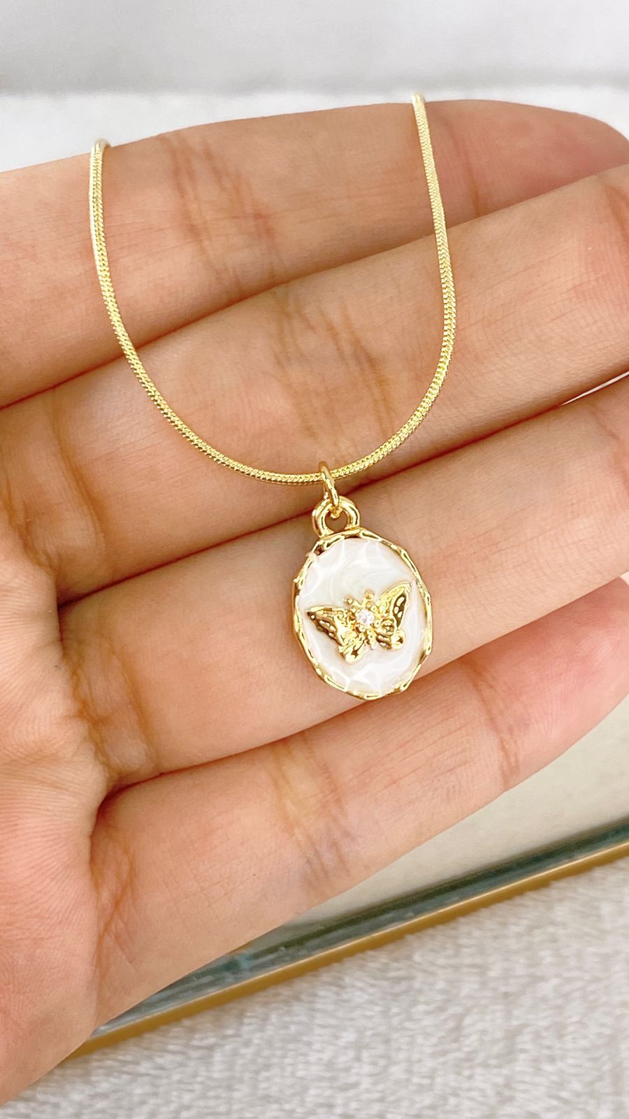 Collar de Chapa de Oro CC2209-1