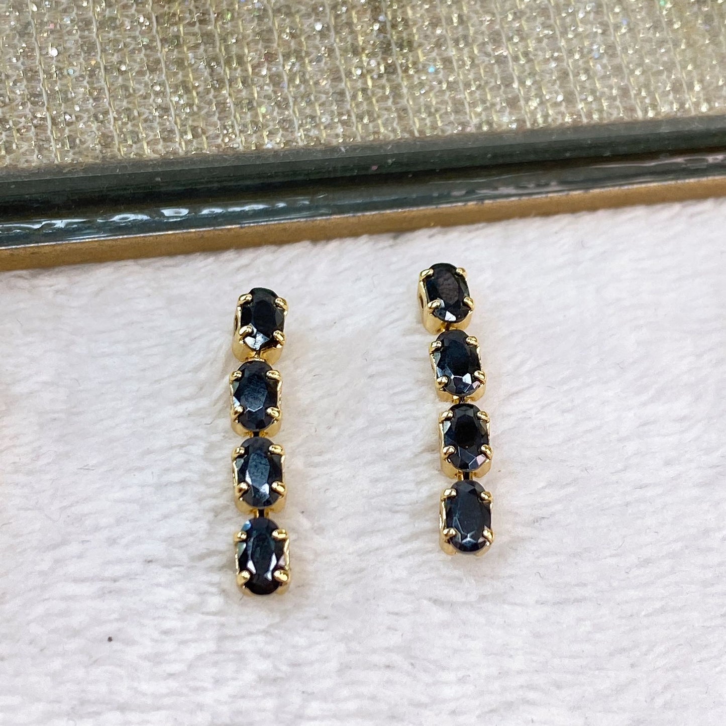 Arete de Chapa de Oro COA2028-1