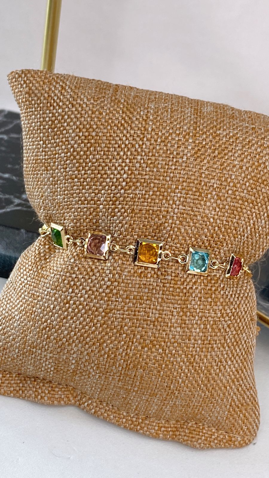 Pulsera de Chapa de Oro COP1607-1