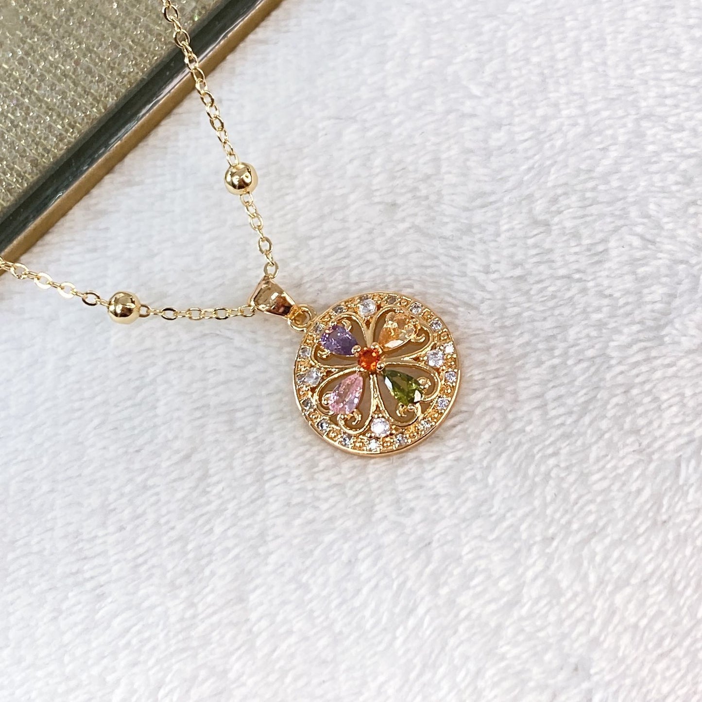 Collar de Chapa de Oro CC2229-1