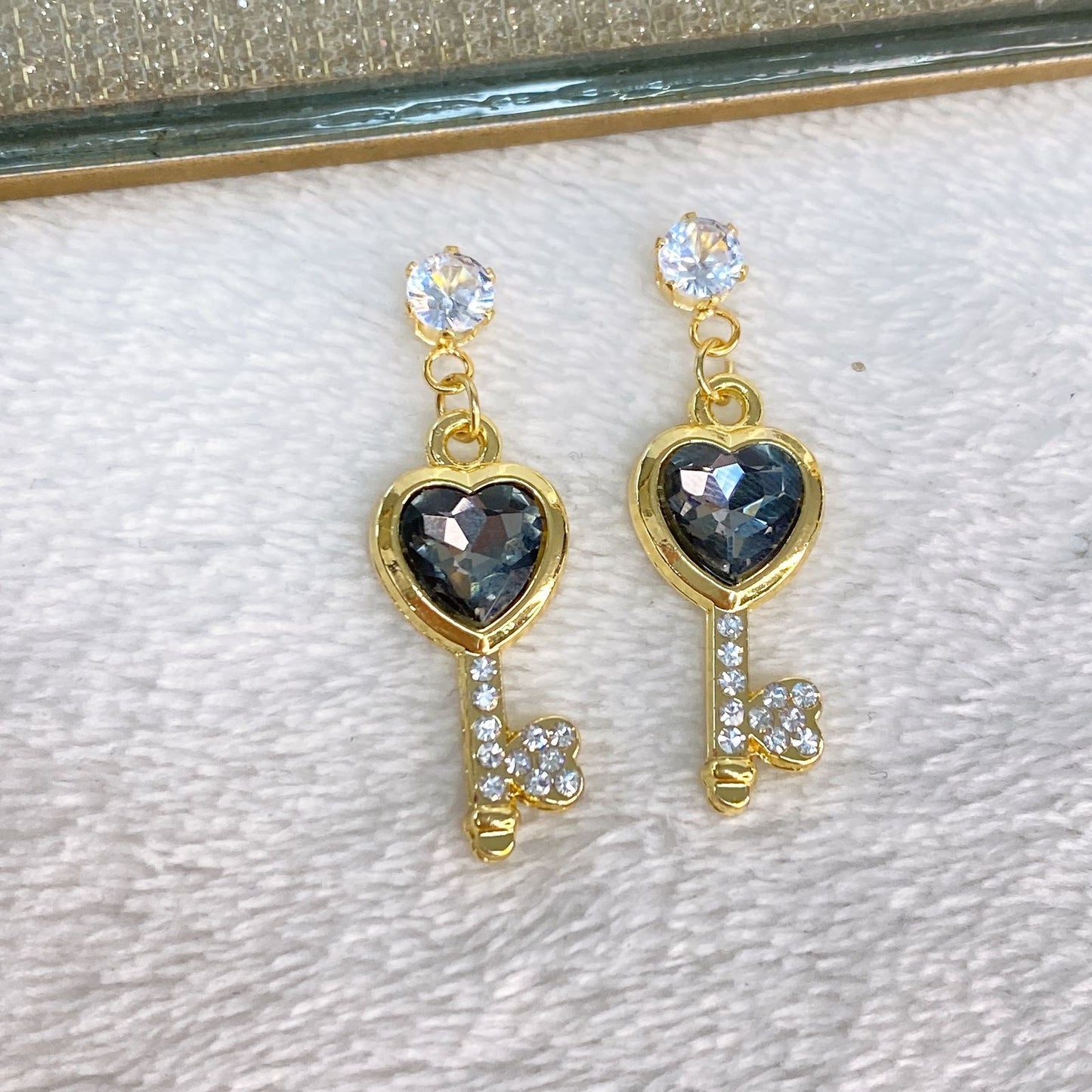 Arete de Chapa de Oro COA2066-2