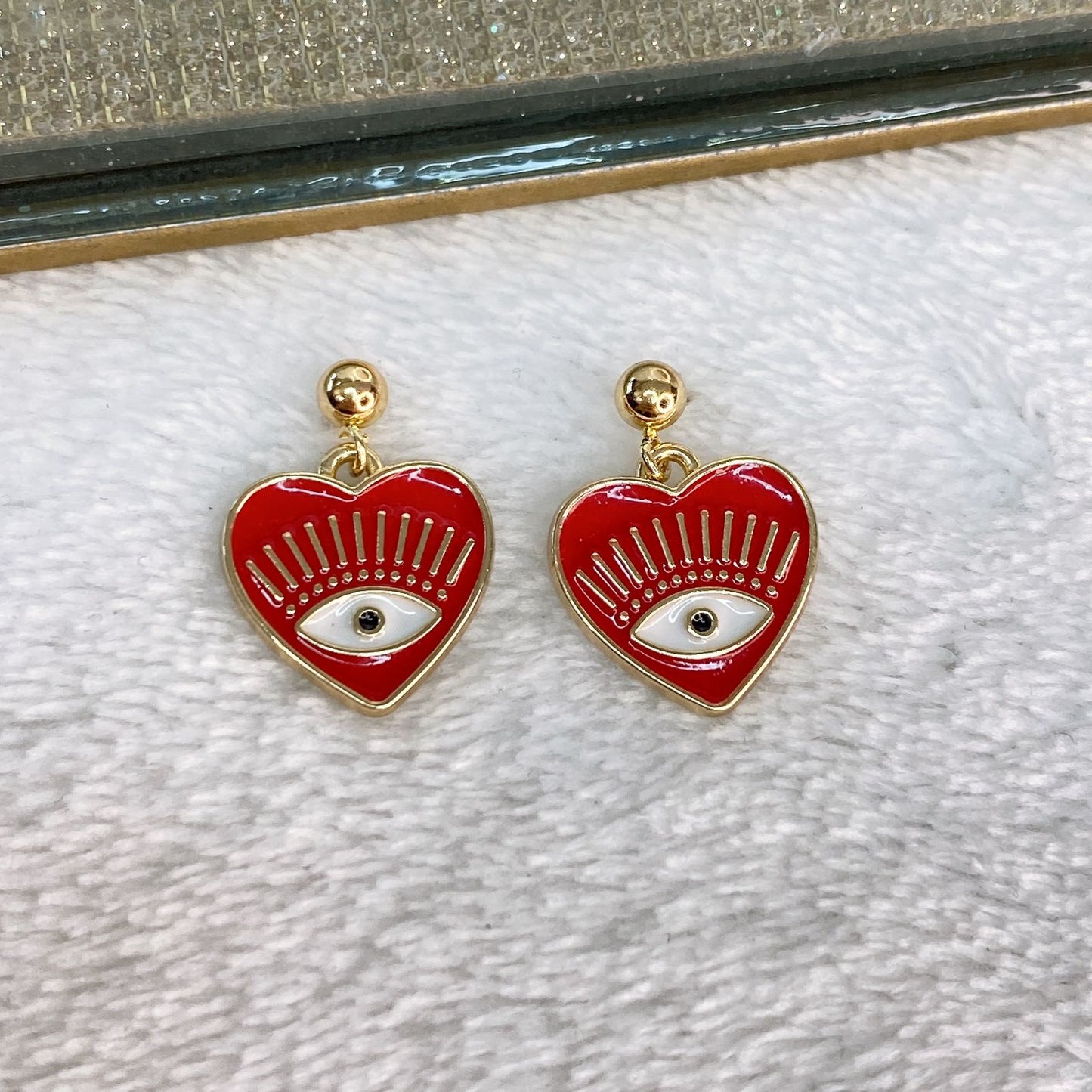 Arete de Chapa de Oro COA2067-2