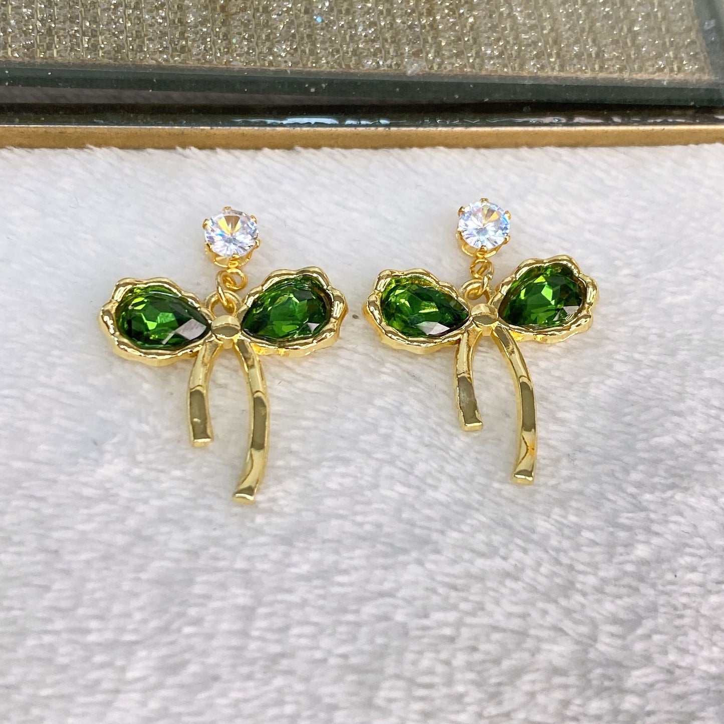 Arete de Chapa de Oro COA2065-4