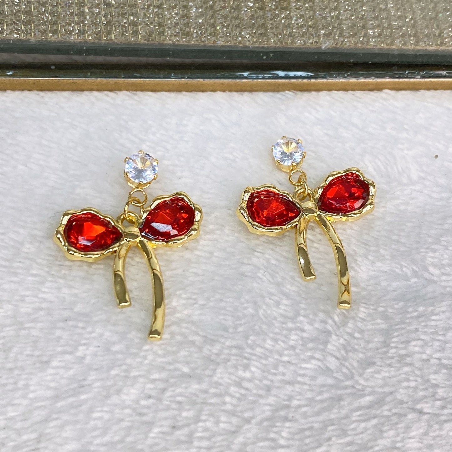 Arete de Chapa de Oro COA2065-3