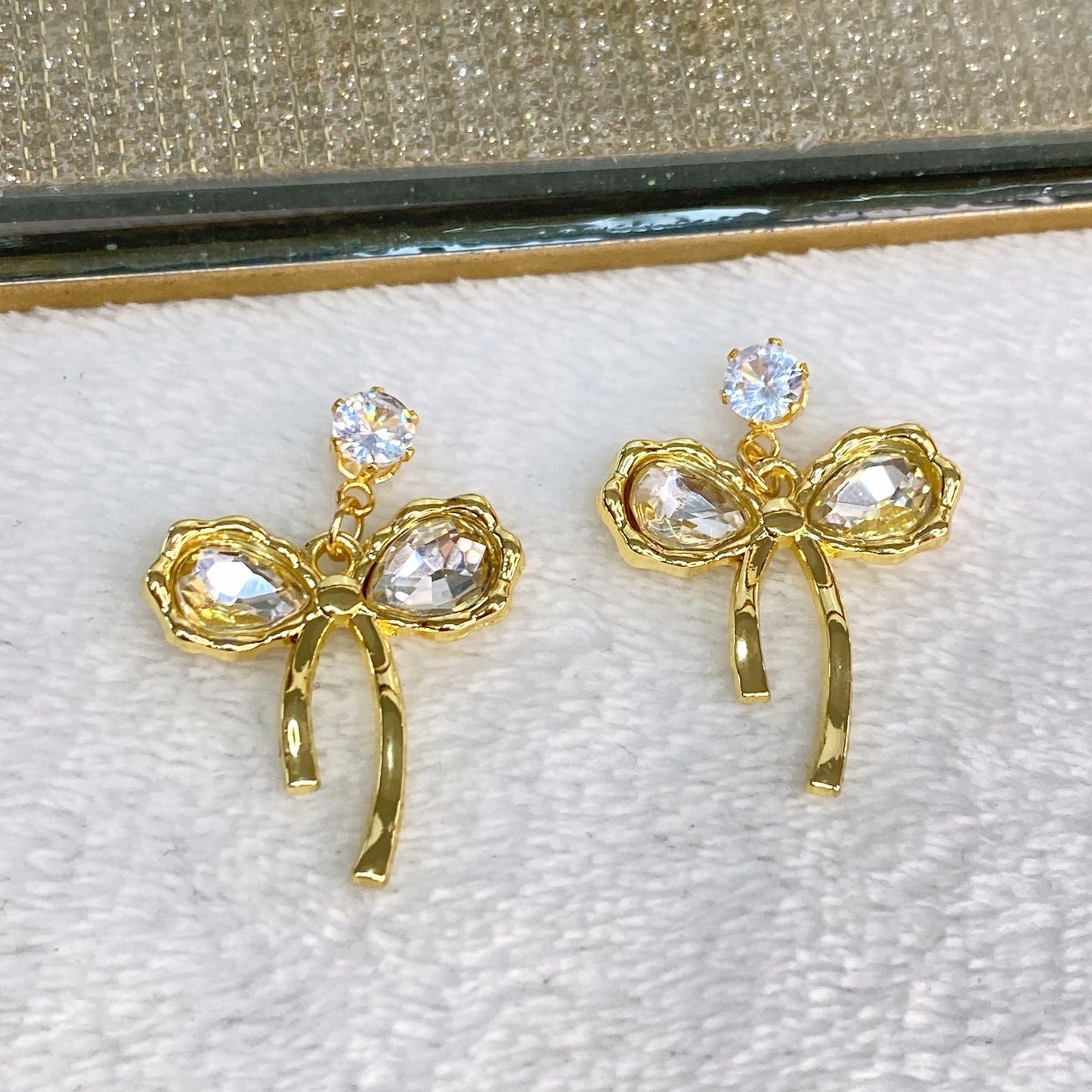 Arete de Chapa de Oro COA2065-1
