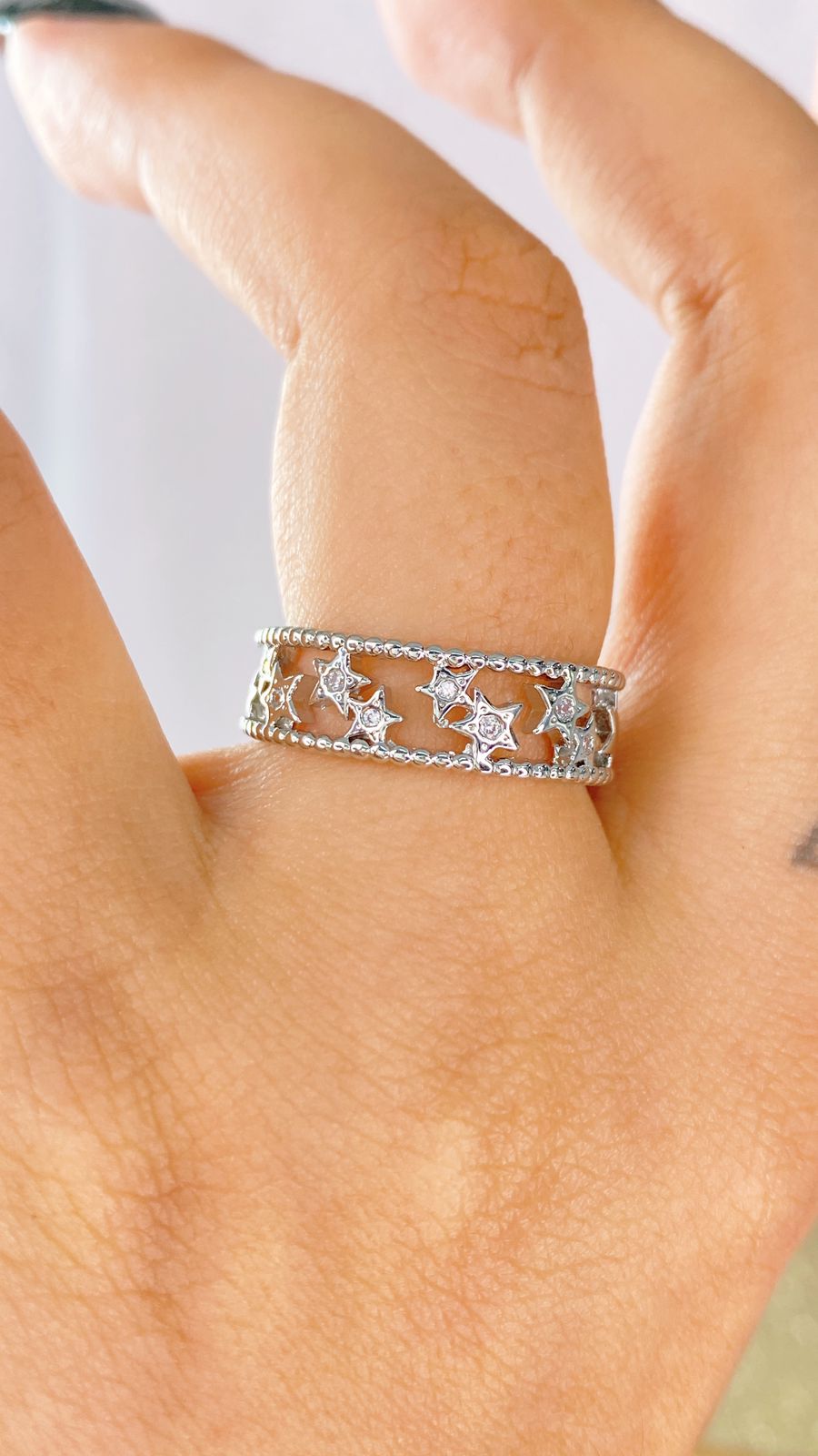 Anillo Chapa de Oro Ajustable ACO1464-2