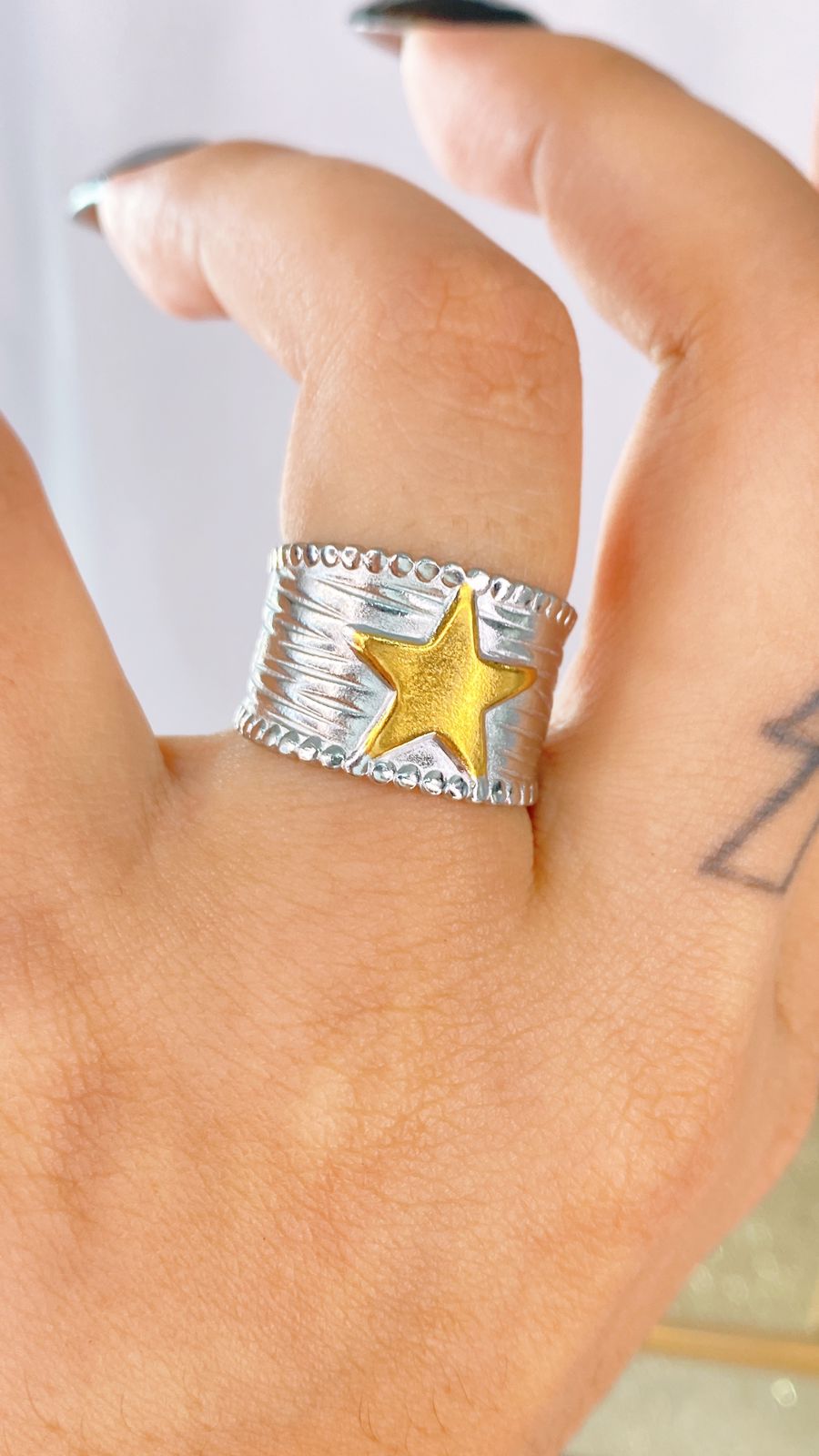 Anillo de Acero Inoxidable Ajustable RAI1037-1