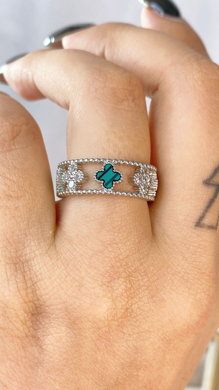 Anillo Chapa de Oro Ajustable ACO1481-2