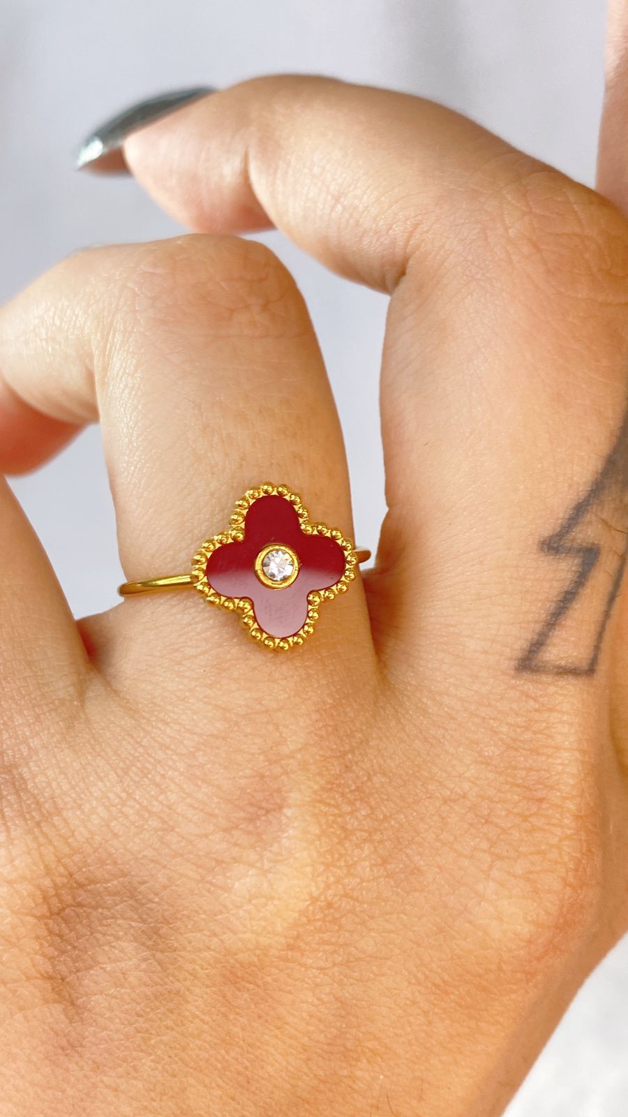 Anillo de Acero Ajustable Inoxidable RAI1053-3