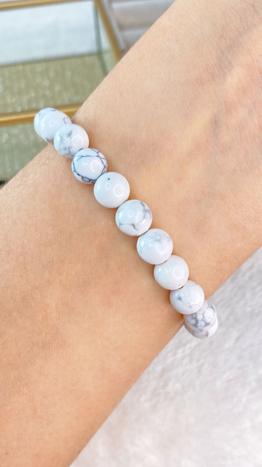 Pulsera de Cuencas de Cristal PB759-6