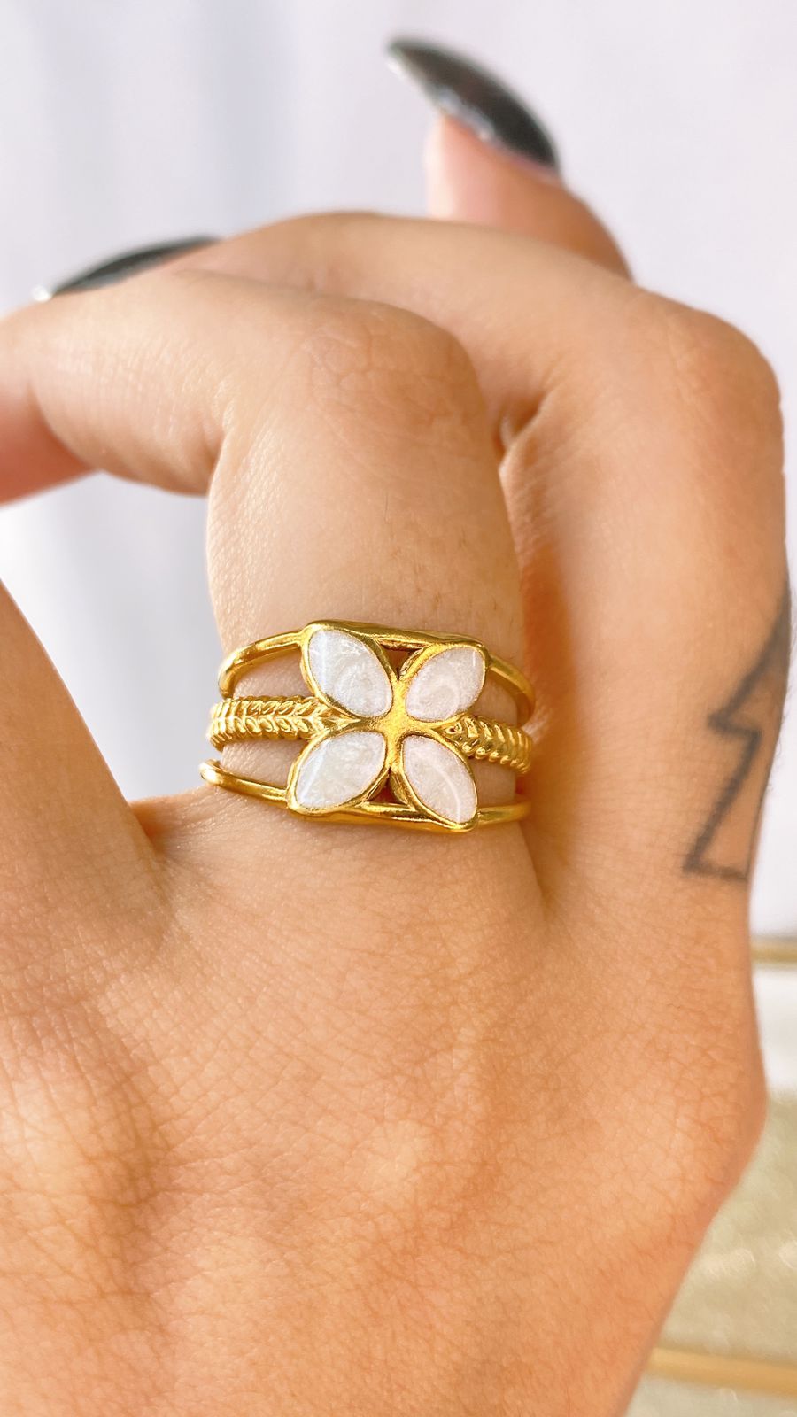 Anillo de Acero Inoxidable Ajustable RAI1064-1