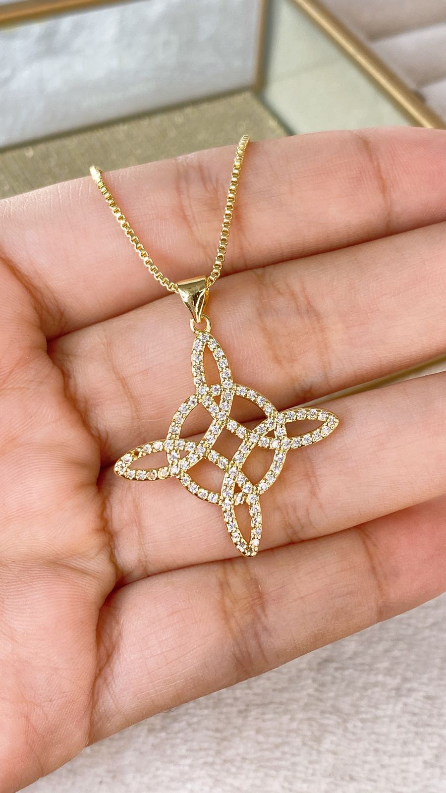 Collar de Chapa de Oro CC2259-1