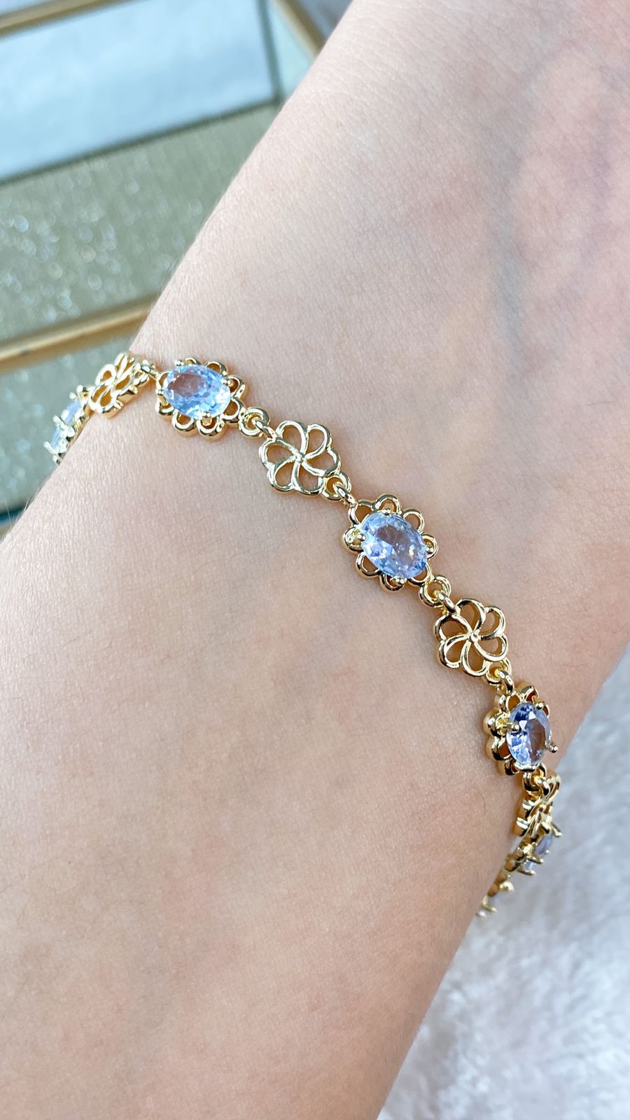 Pulsera de Chapa de Oro COP1616-1