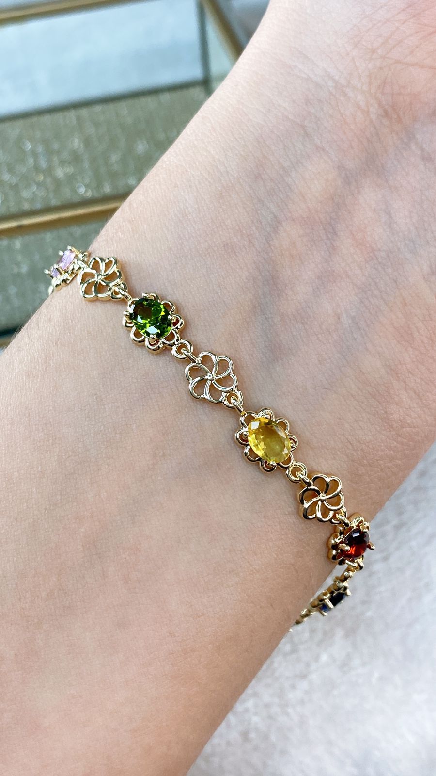 Pulsera de Chapa de Oro COP1616-3