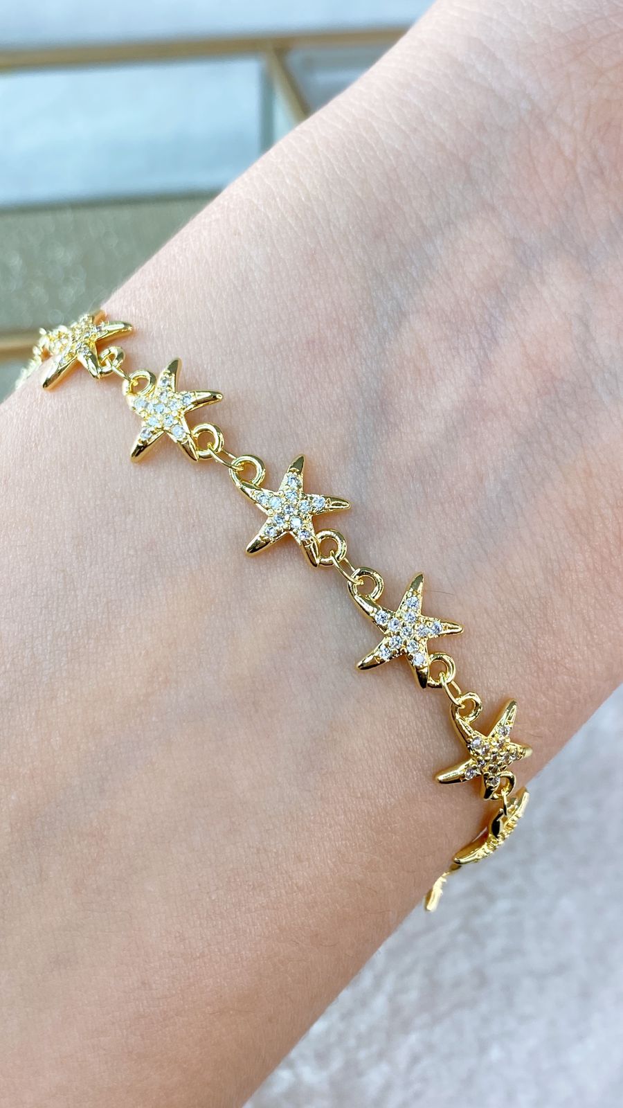 Pulsera de Chapa de Oro COP1625-1