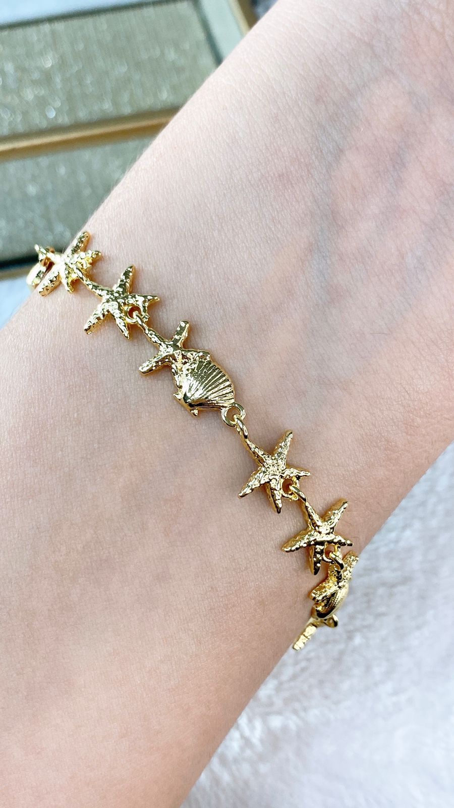 Pulsera de Chapa de Oro COP1624-1