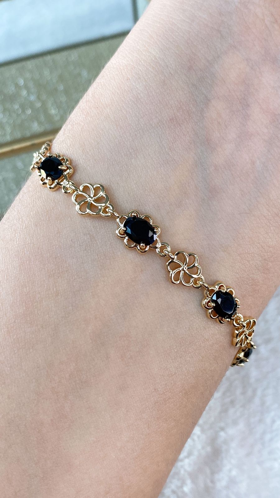 Pulsera de Chapa de Oro COP1616-2