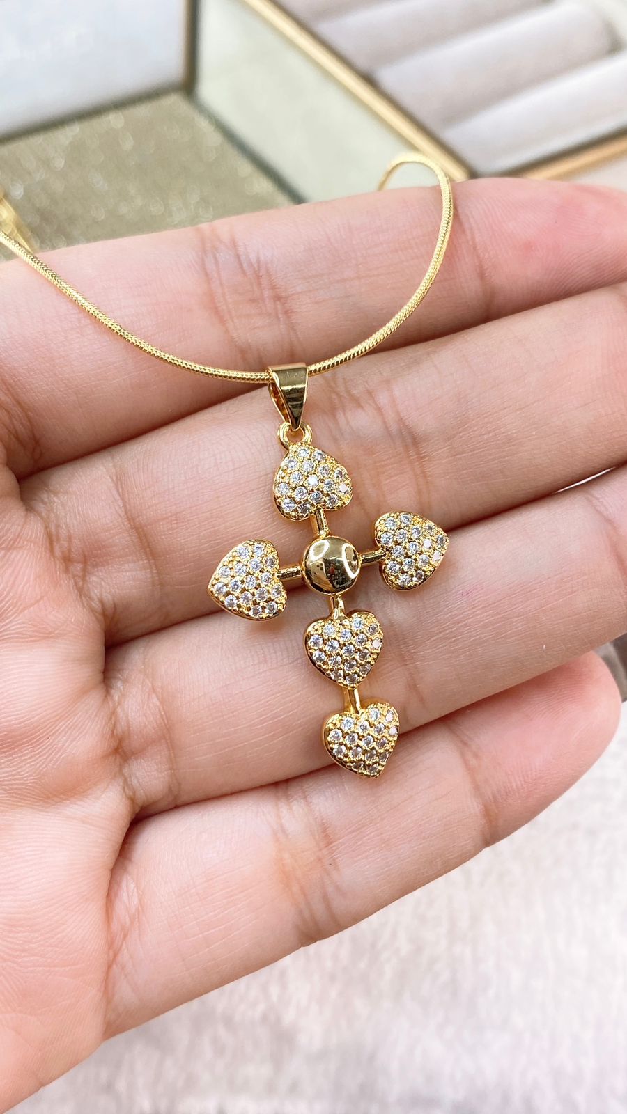 Collar de Chapa de Oro CC2277-1