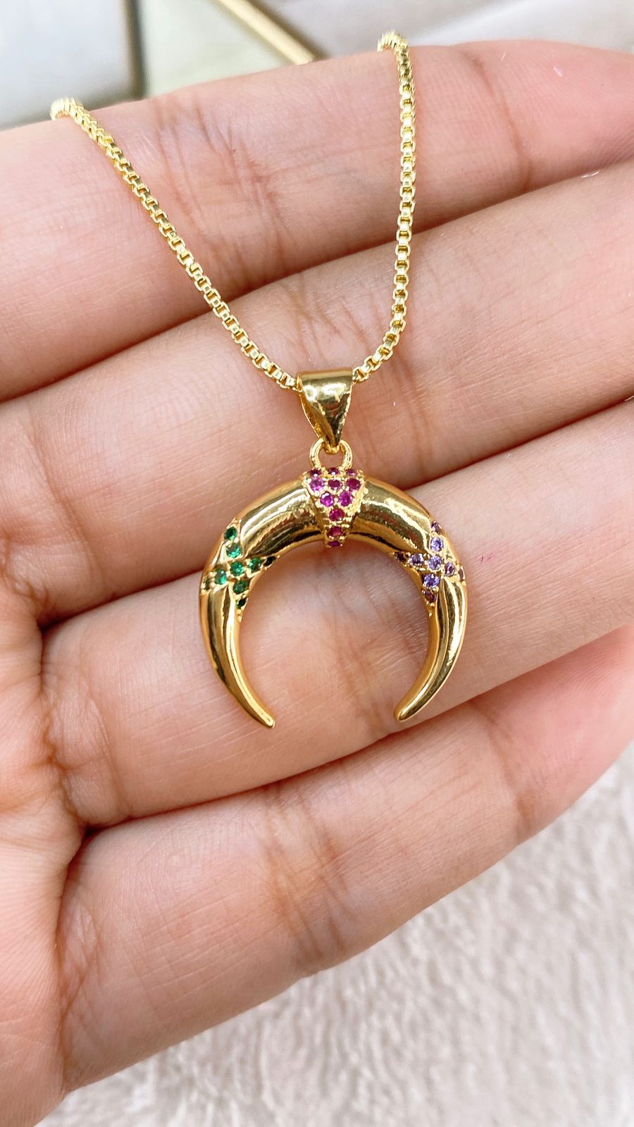 Collar de Chapa de Oro CC2279-1