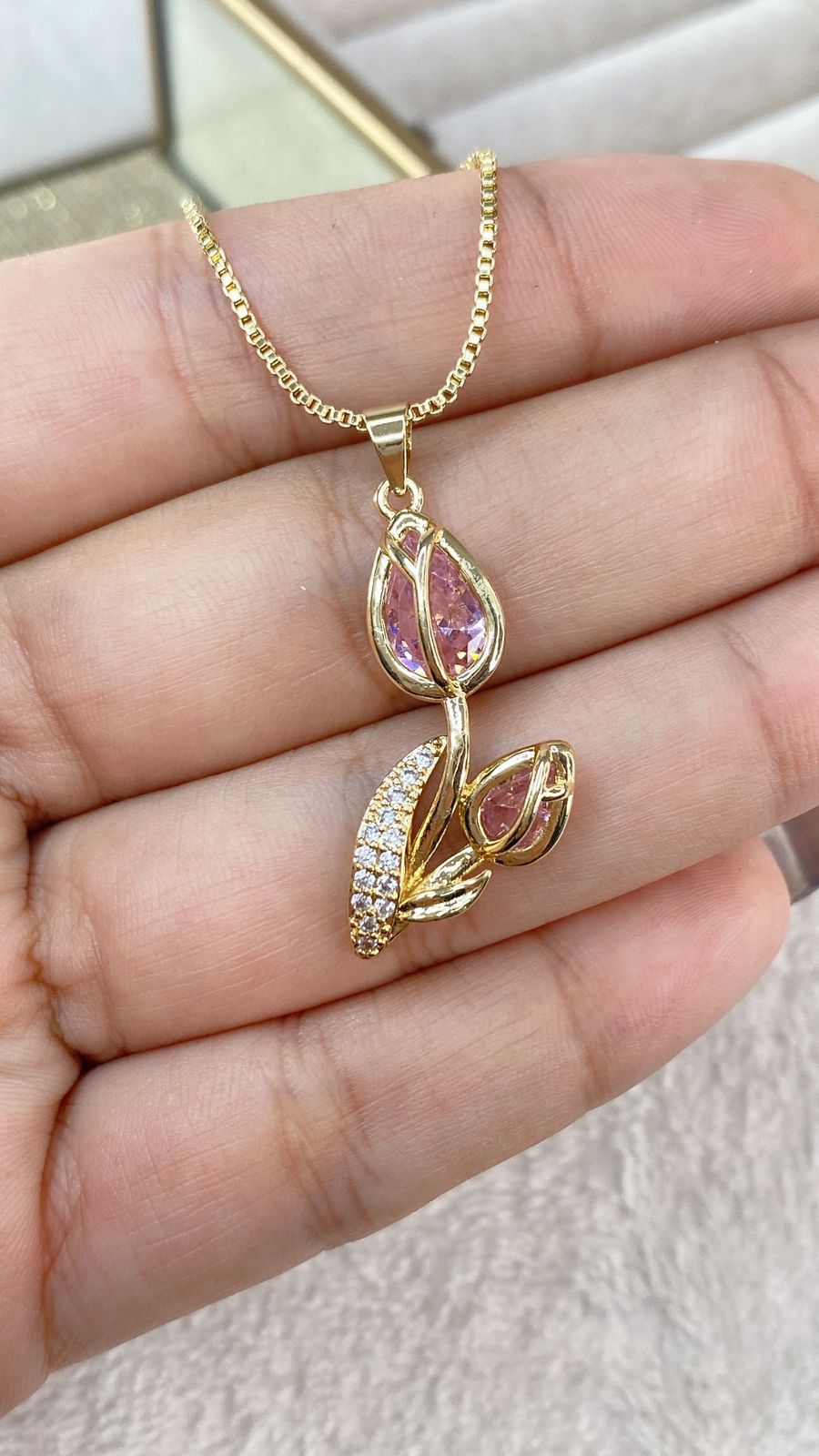 Collar de Chapa de Oro CC2278-1