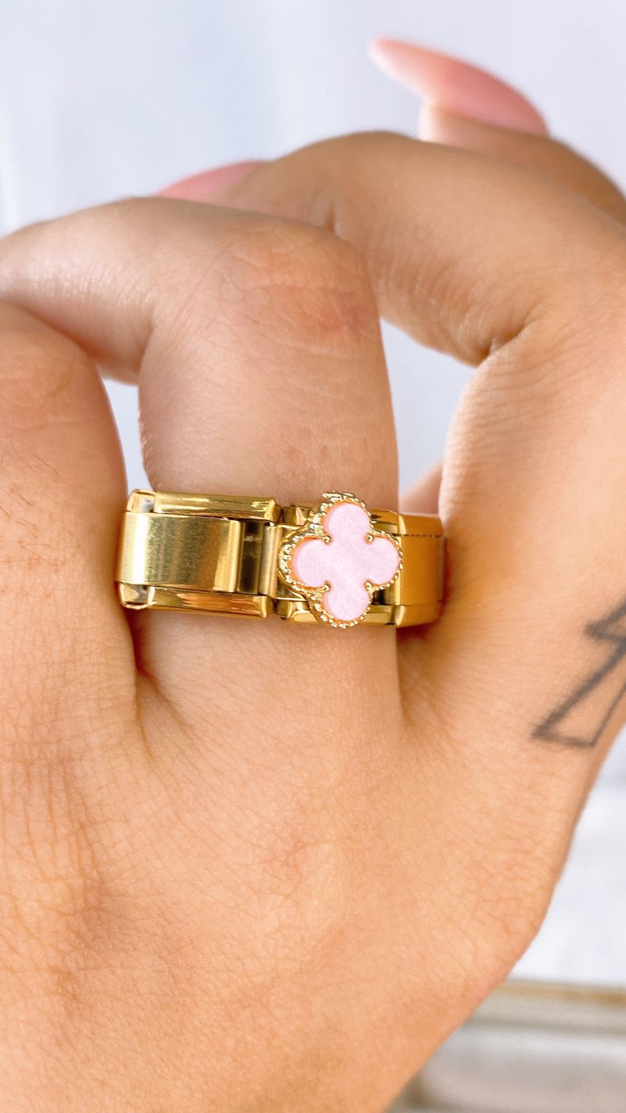 Anillo Italiano de Acero Inoxidable Ajustable RAI1071-1