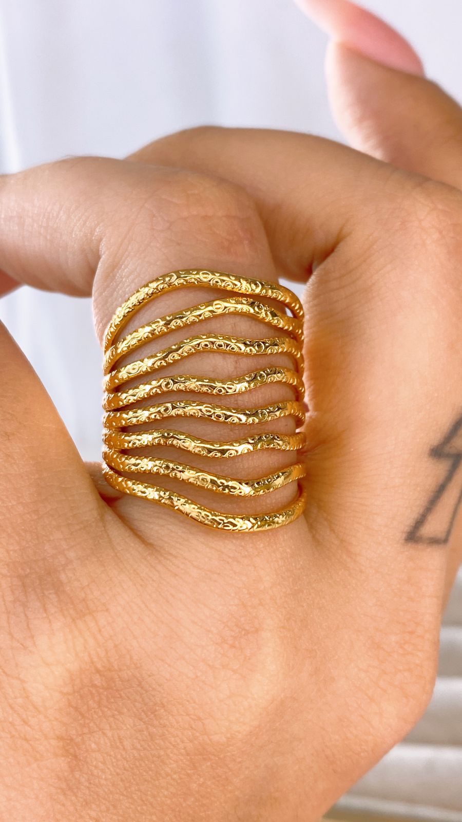 Anillo de Acero Inoxidable Ajustable RAI1078-1