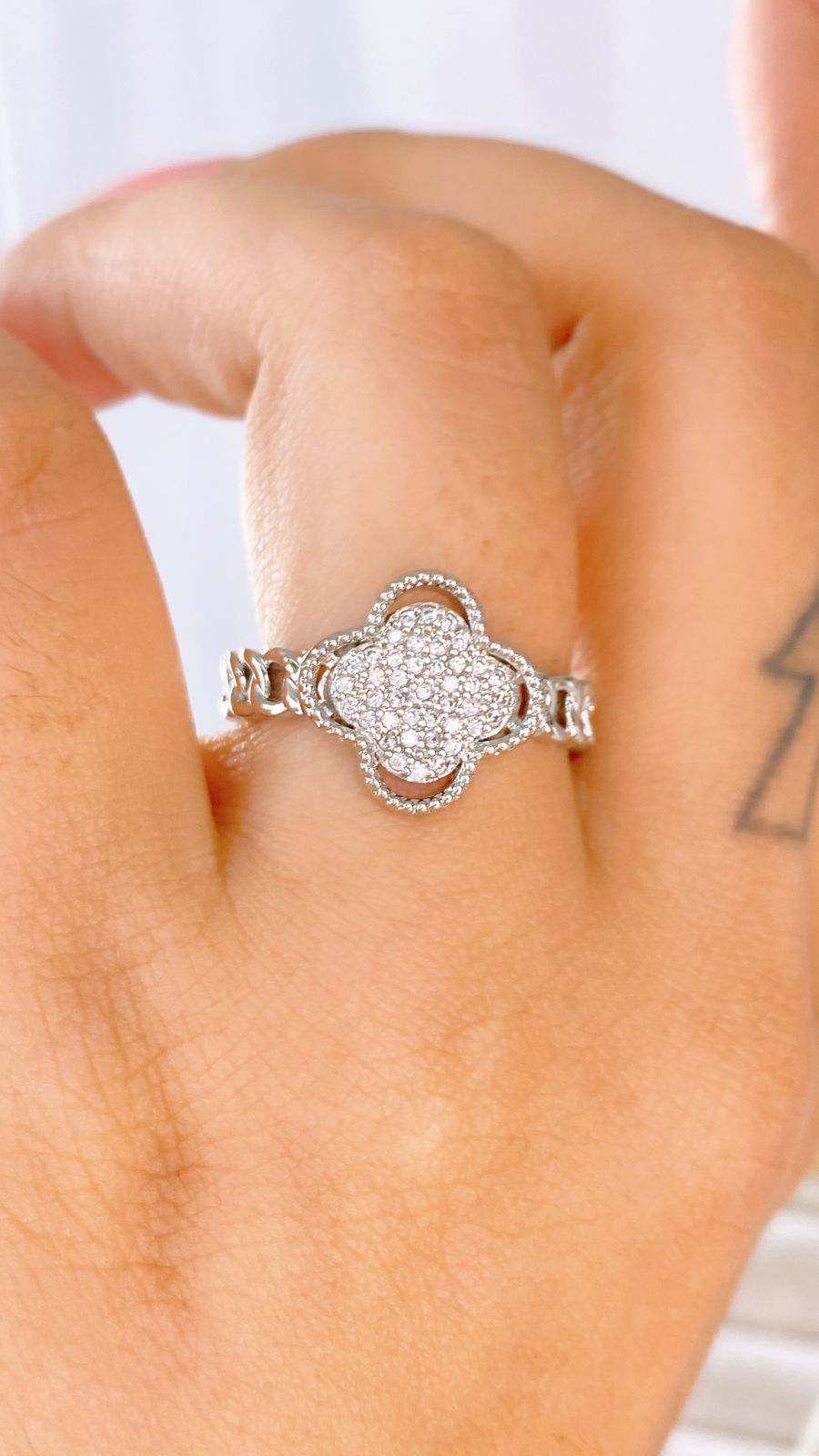 Anillo de Chapa de Oro Ajustable ACO1497-2