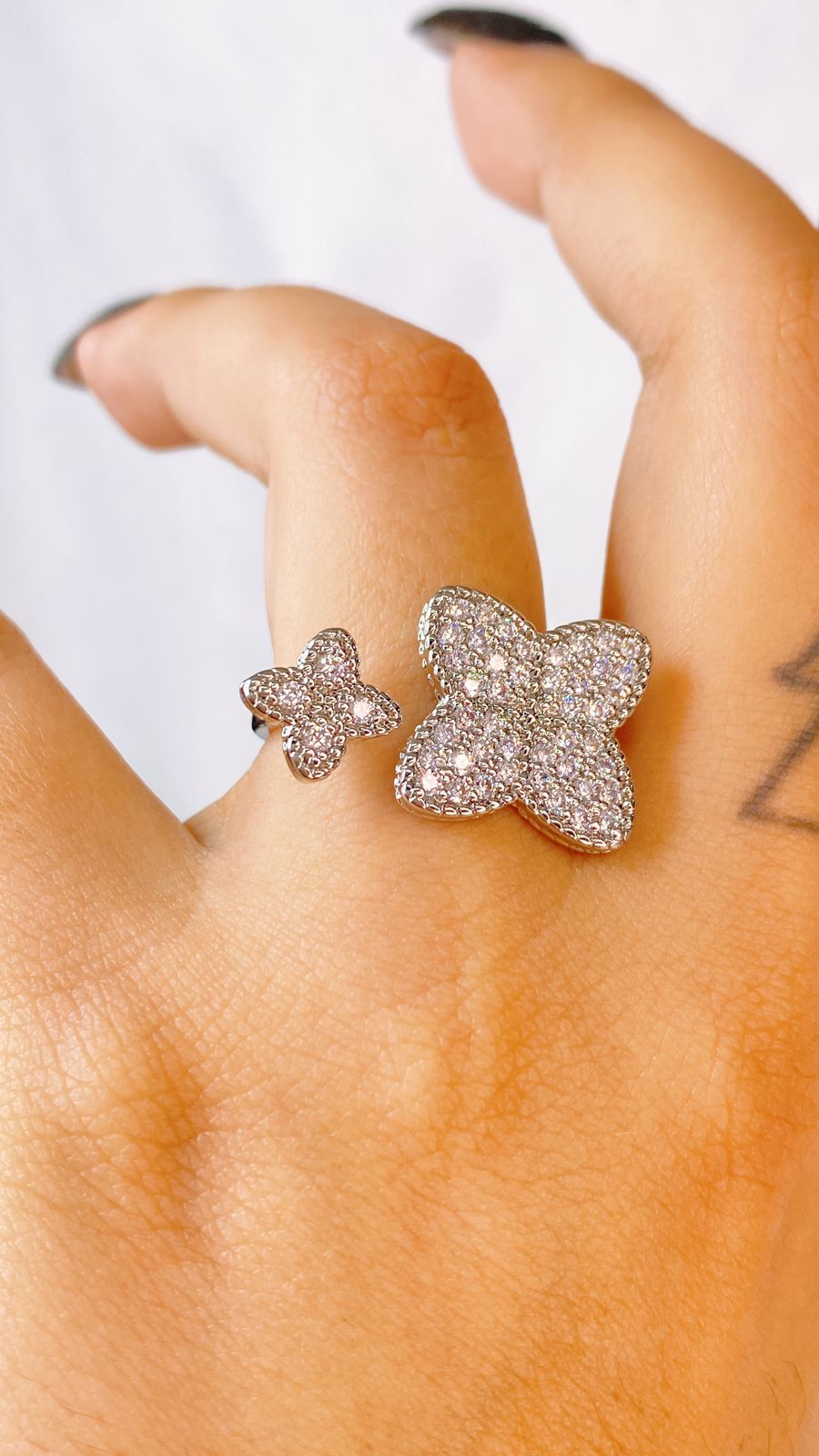 Anillo de Chapa de Oro Ajustable ACO1518-2