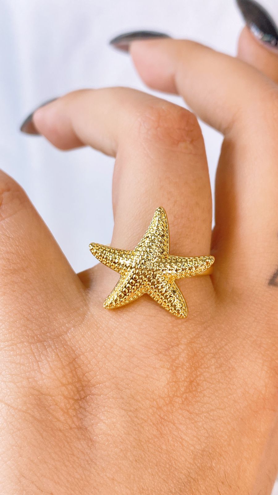 Anillo de Chapa de Oro Ajustable ACO1505-1