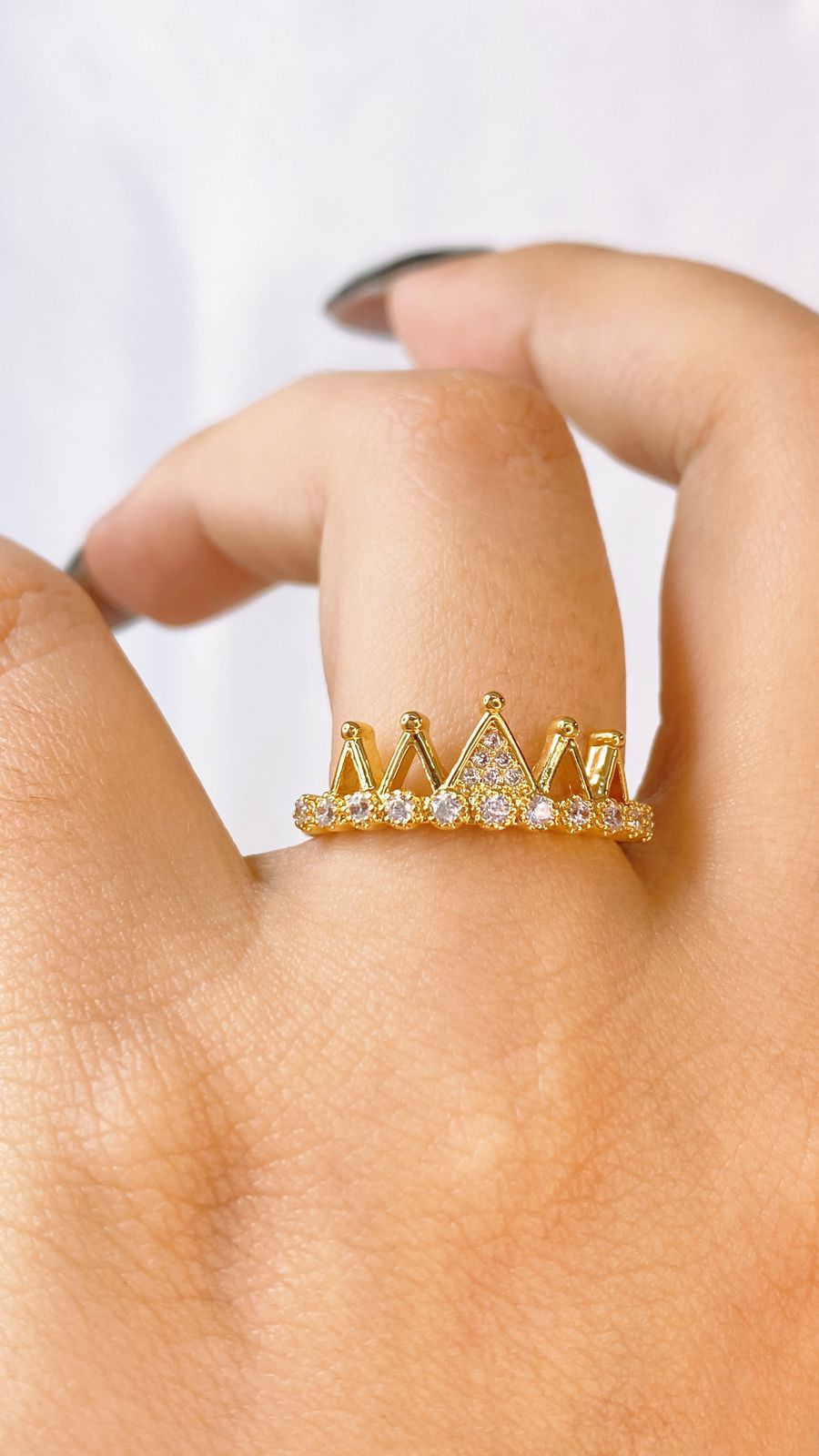 Anillo de Chapa de Oro Ajustable ACO1541-1