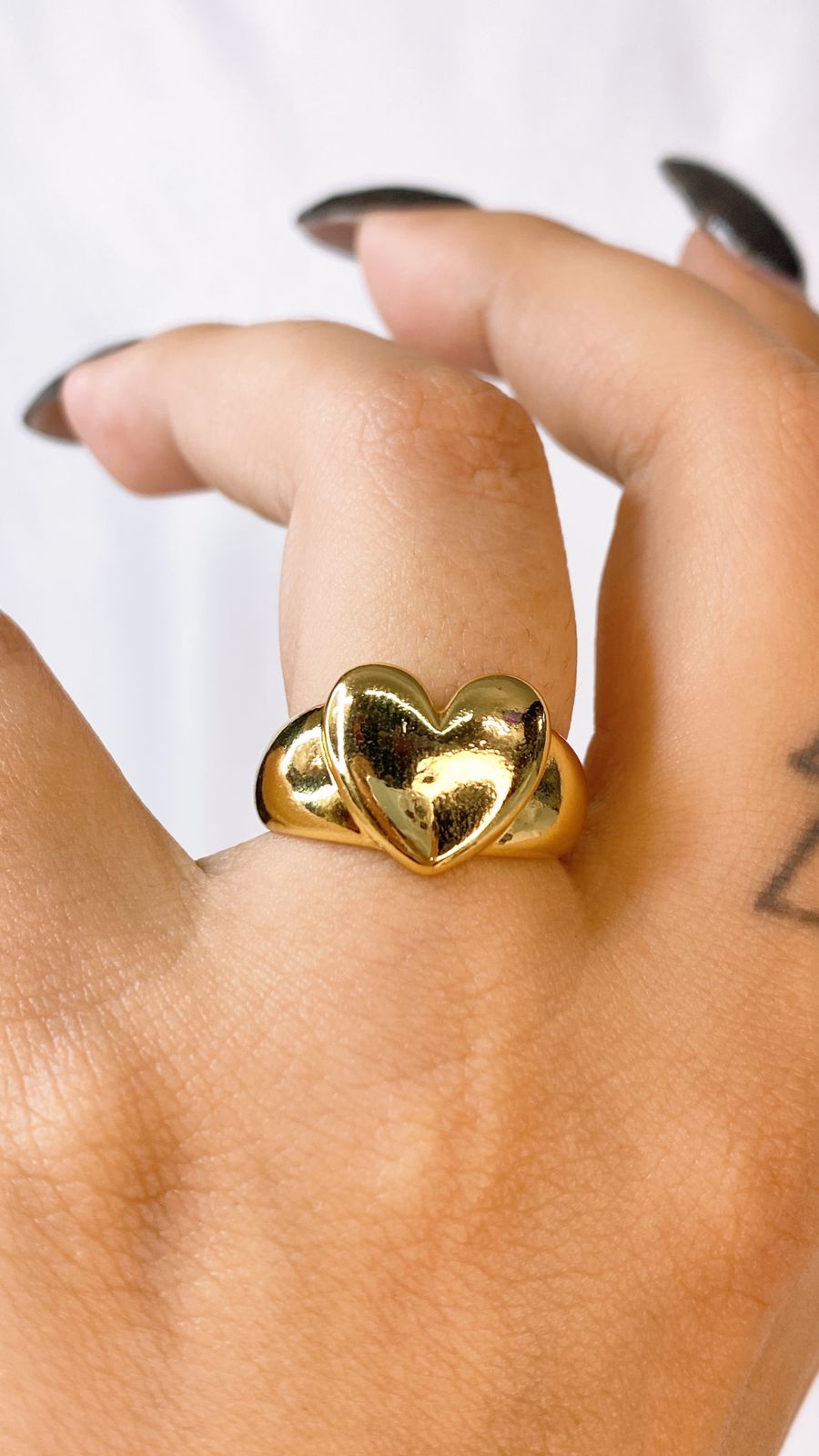 Anillo de Chapa de Oro Ajustable ACO1513-1