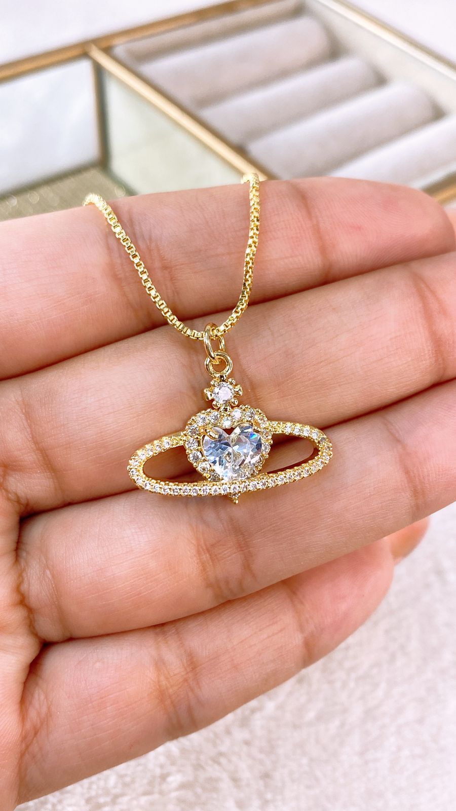 Collar de Chapa de Oro CC2315-1