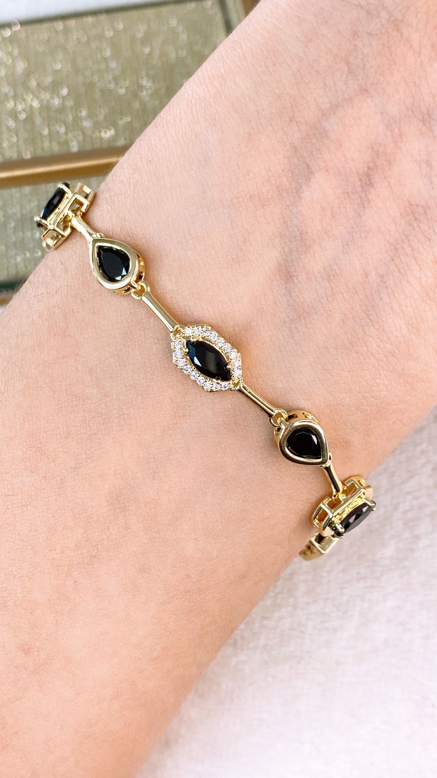 Pulsera de Chapa de Oro COP1638-2