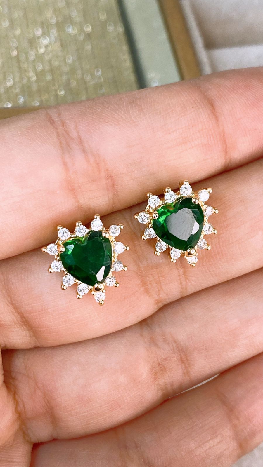 Arete de Chapa de Oro COA2383-2