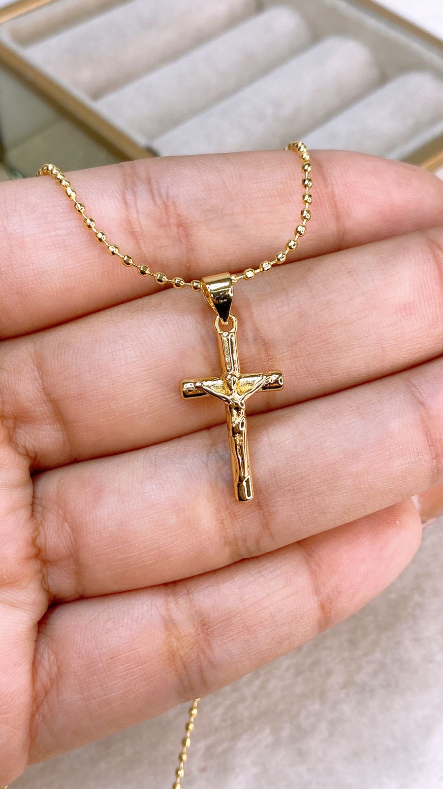 Collar de Chapa de Oro CC2319-1