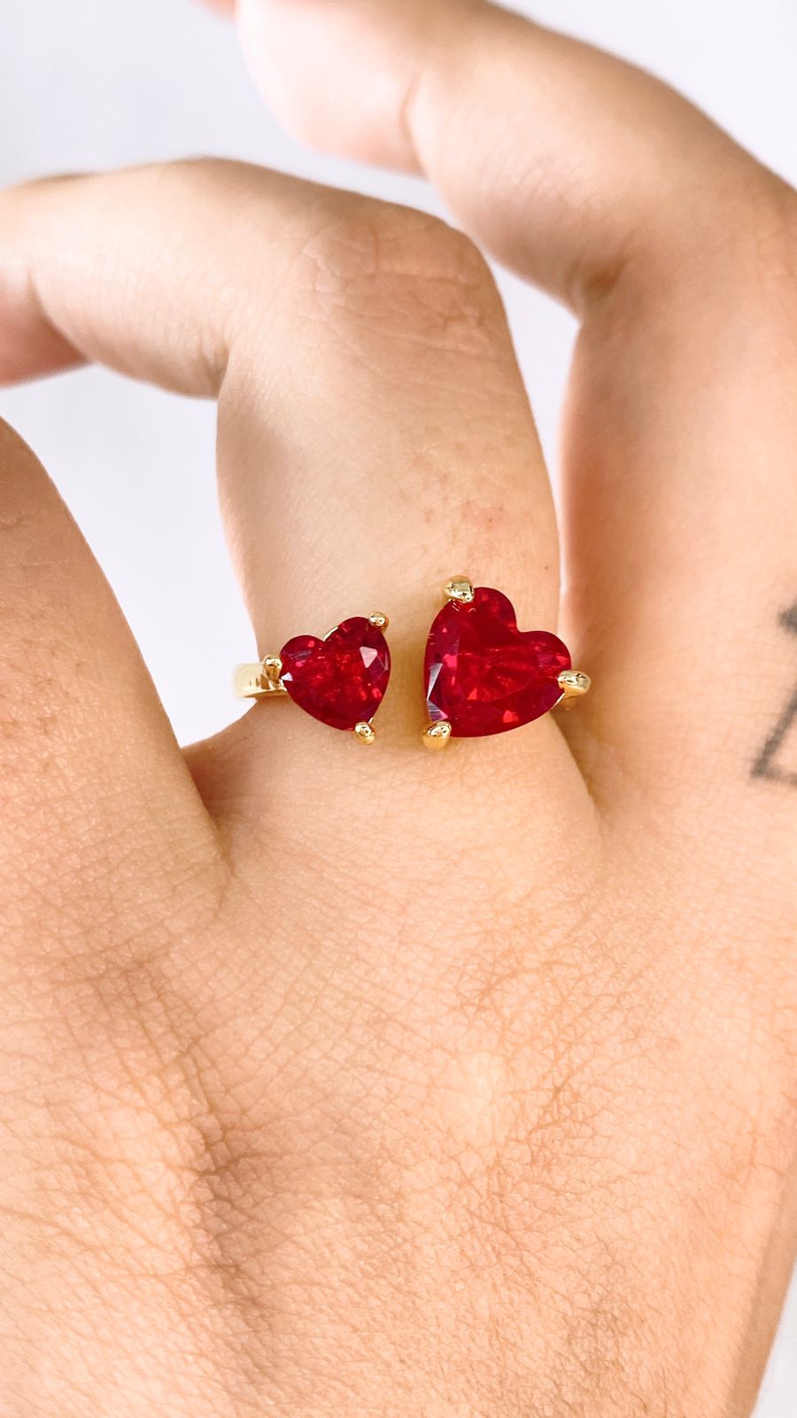 Anillo de Chapa de Oro Ajustable ACO1545-2