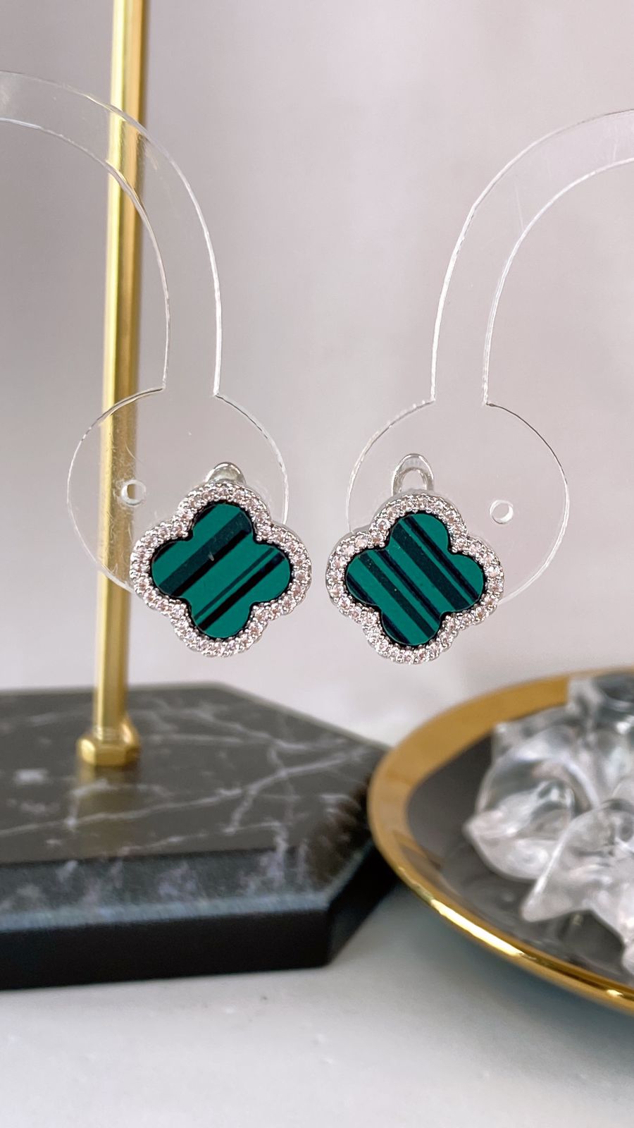 Arete de Chapa de Oro COA2410-4