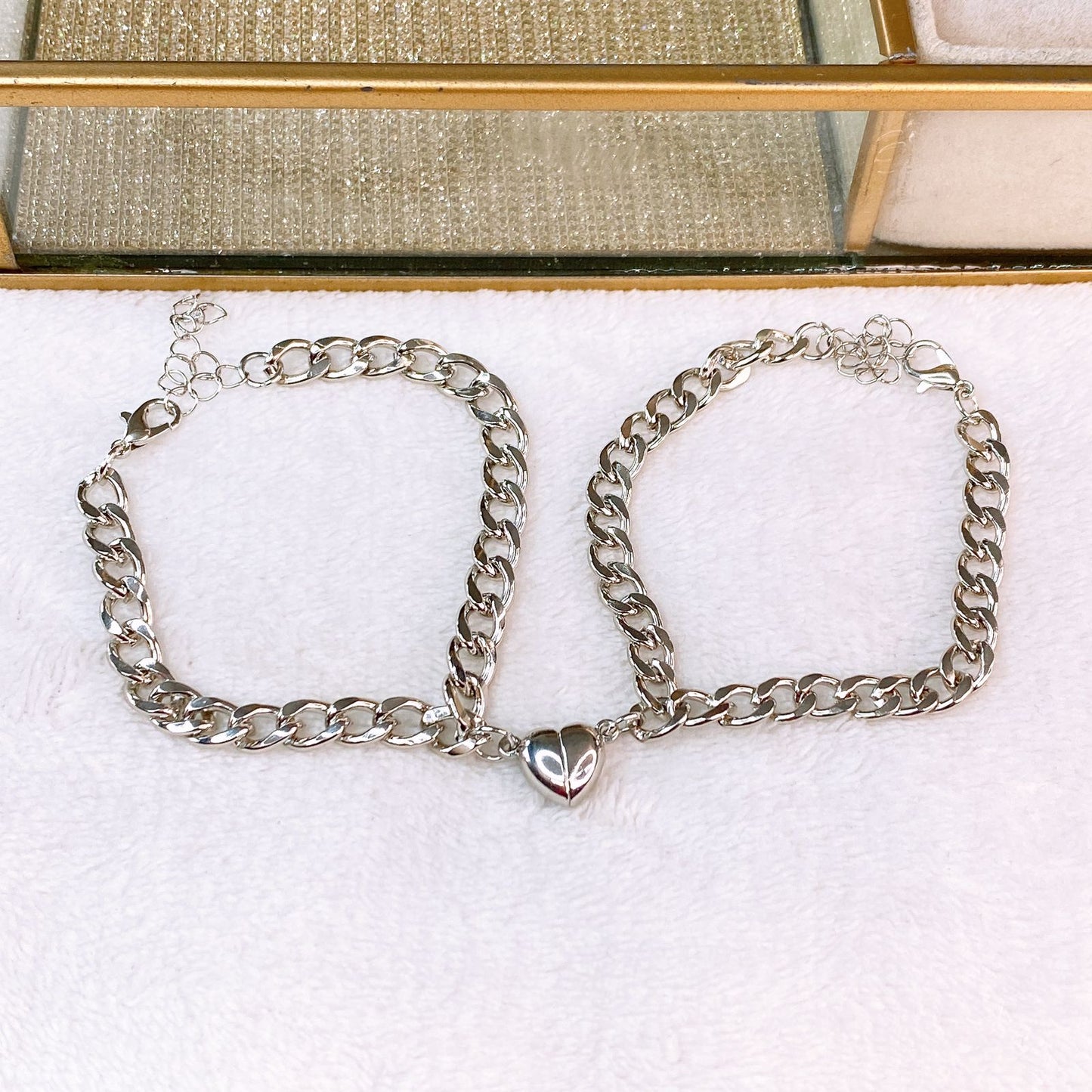 Pulseras de Parejas de Aleación PB794-2