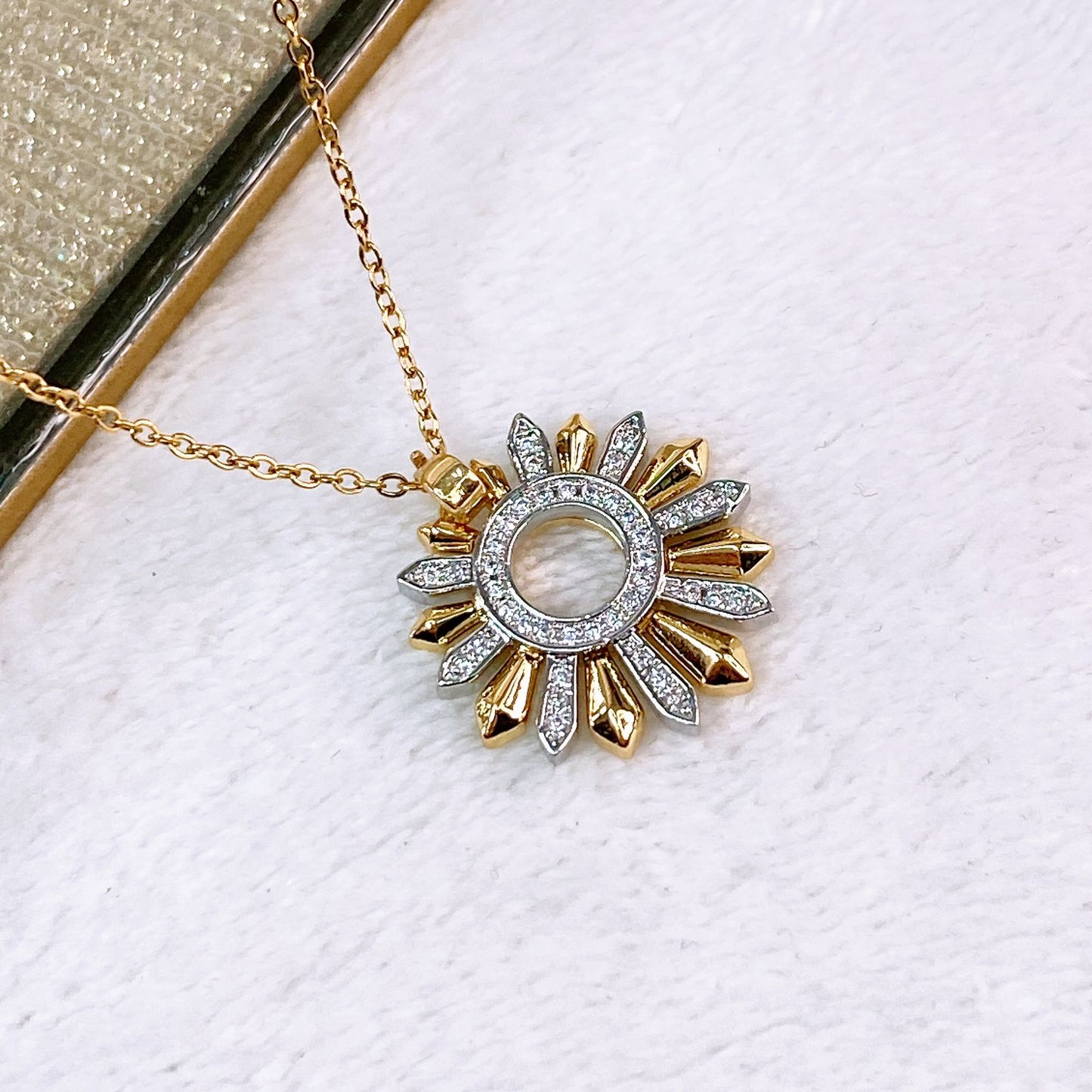 Collar de Chapa de Oro CC2419-1