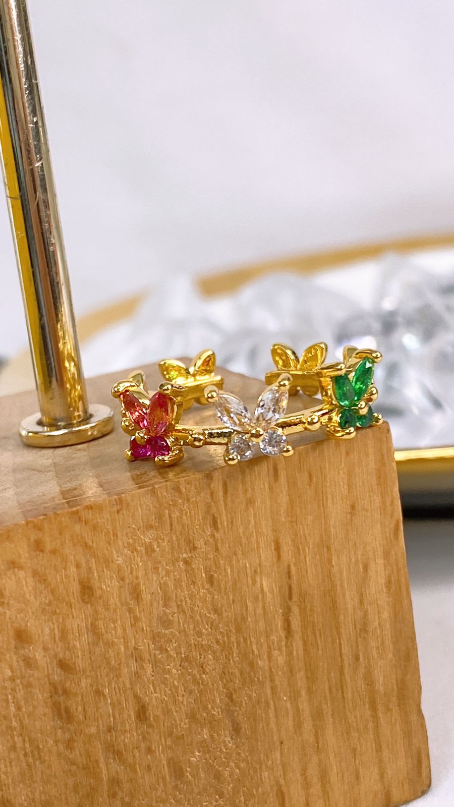 Anillo Chapa de Oro Ajustable ACO1607-1