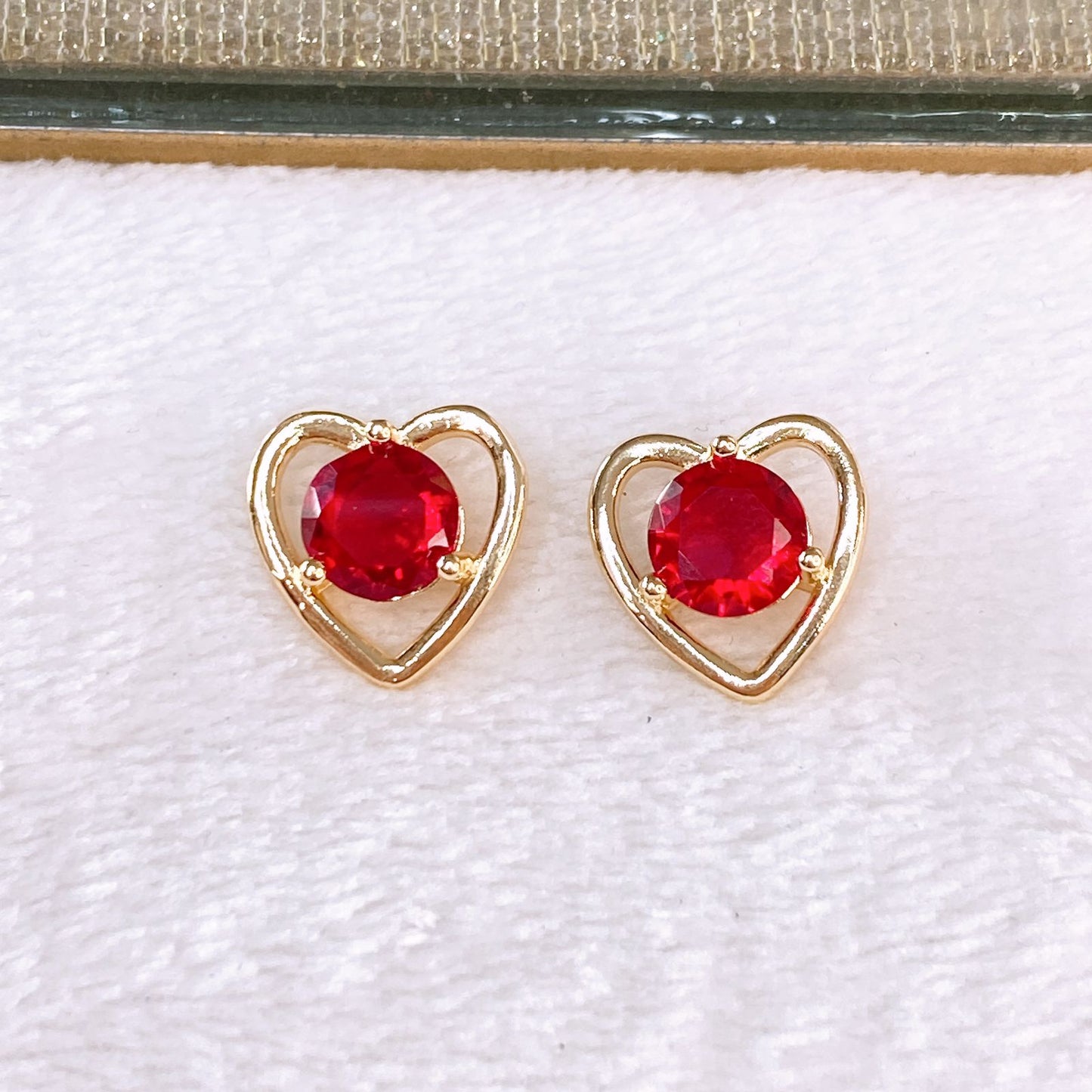 Arete de Chapa de Oro COA2550-6