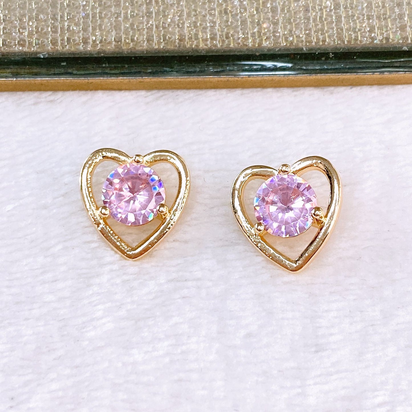 Arete de Chapa de Oro COA2550-5
