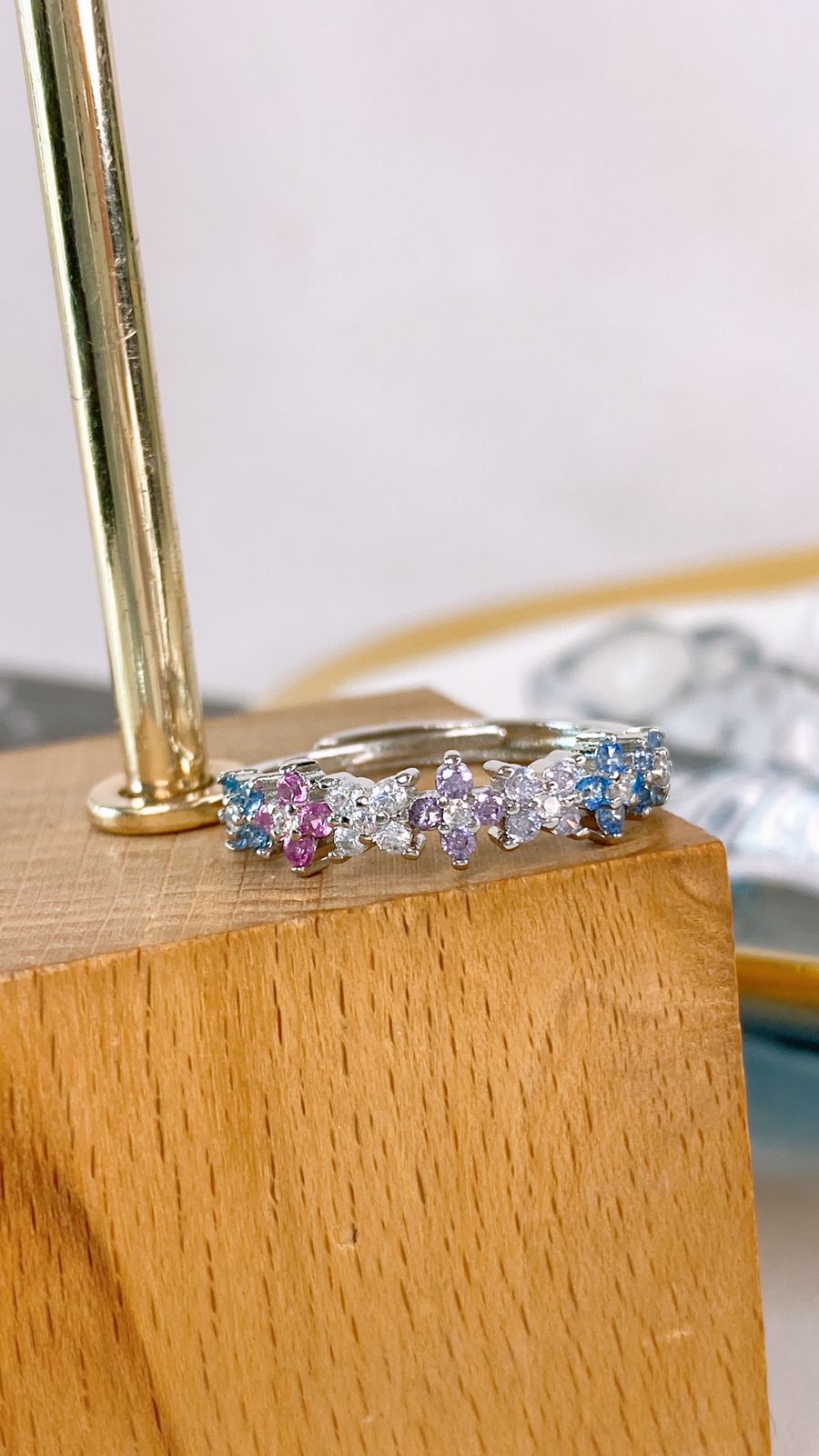 Anillo Chapa de Oro Ajustable ACO1618-2