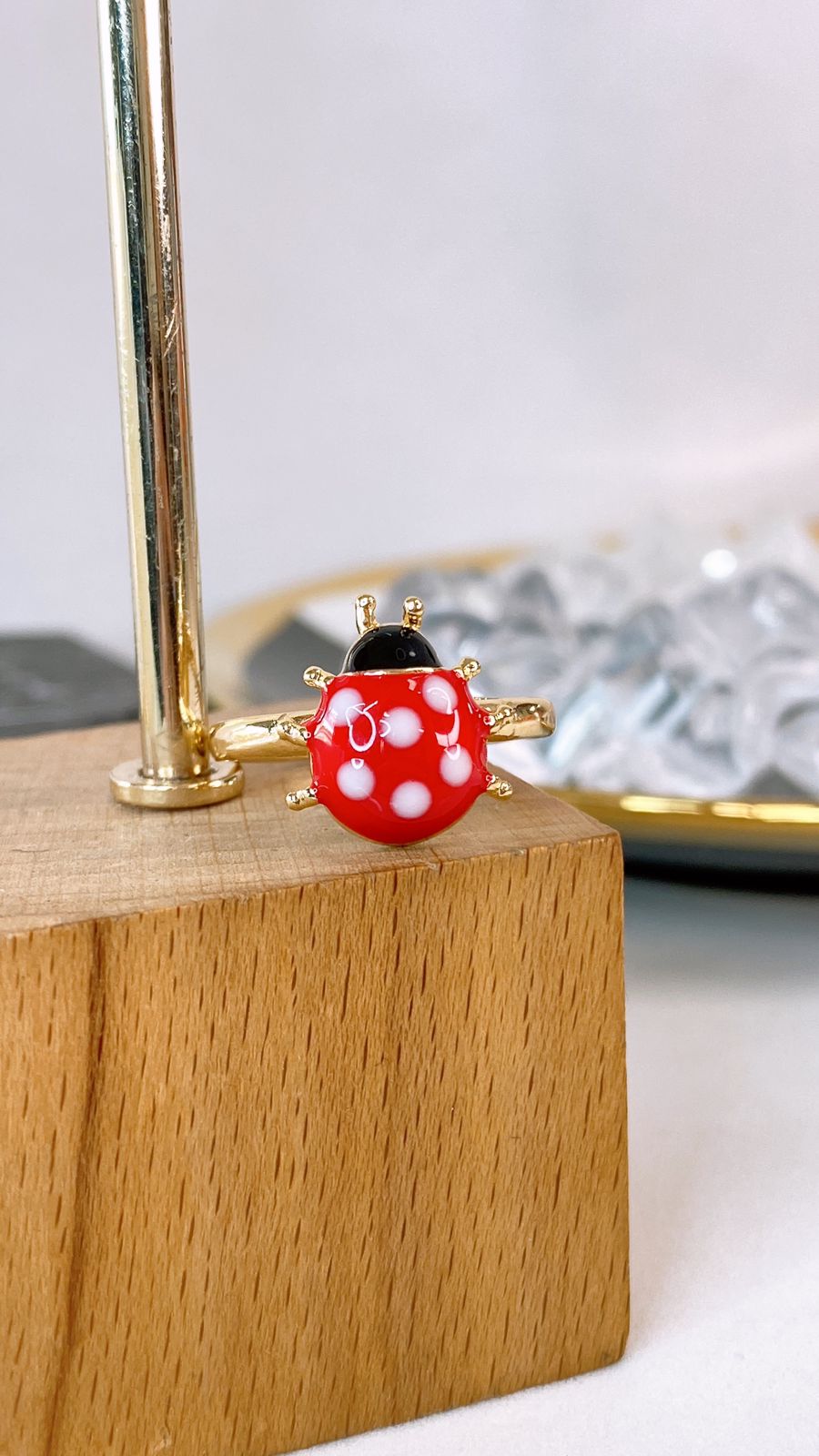 Anillo de Oro Laminado Ajustable ACO1655-1