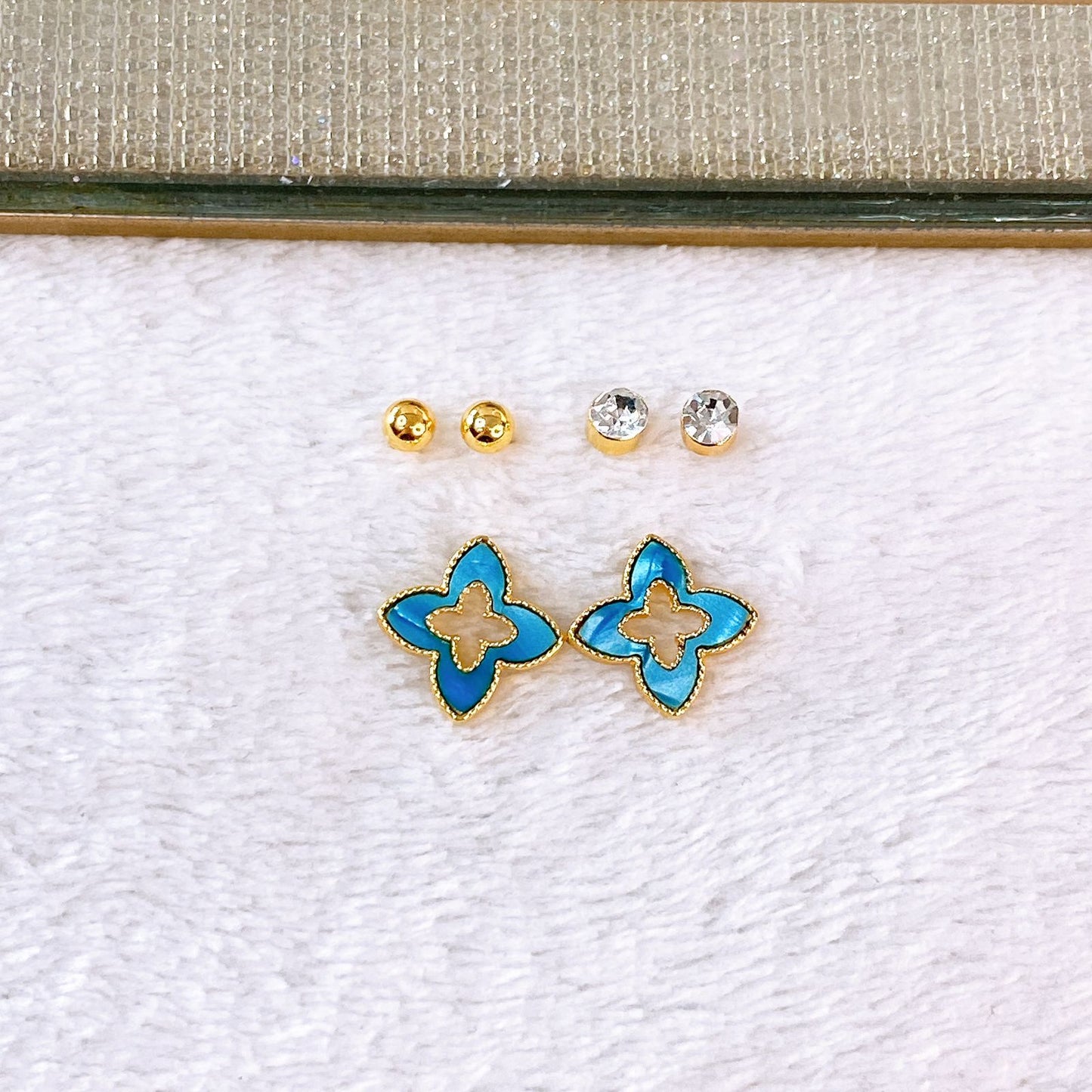 Set de Aretes de Acero Inoxidable AAI2708-4